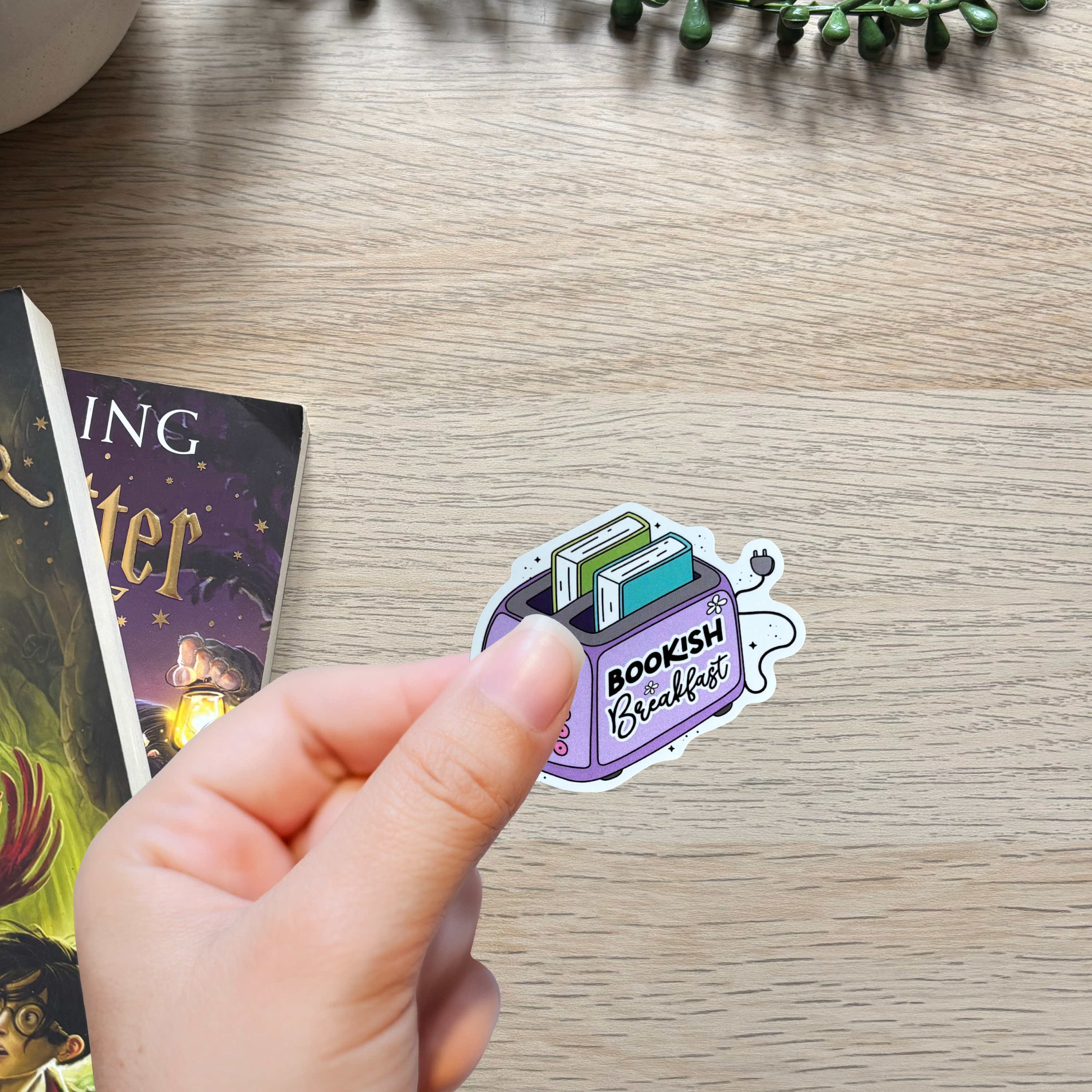 Bookish Breakfast Sticker