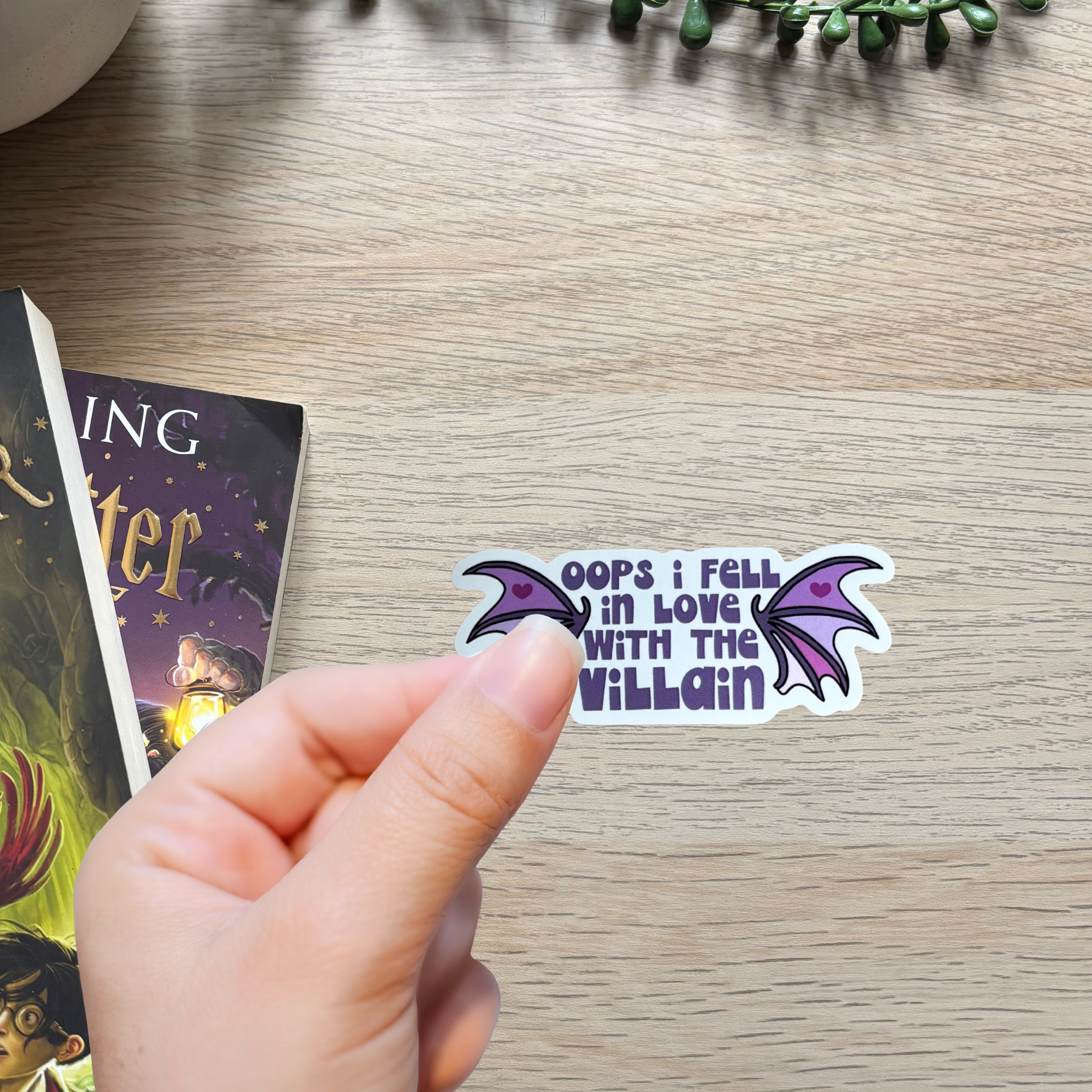 Oops i fell in love with the villain Sticker