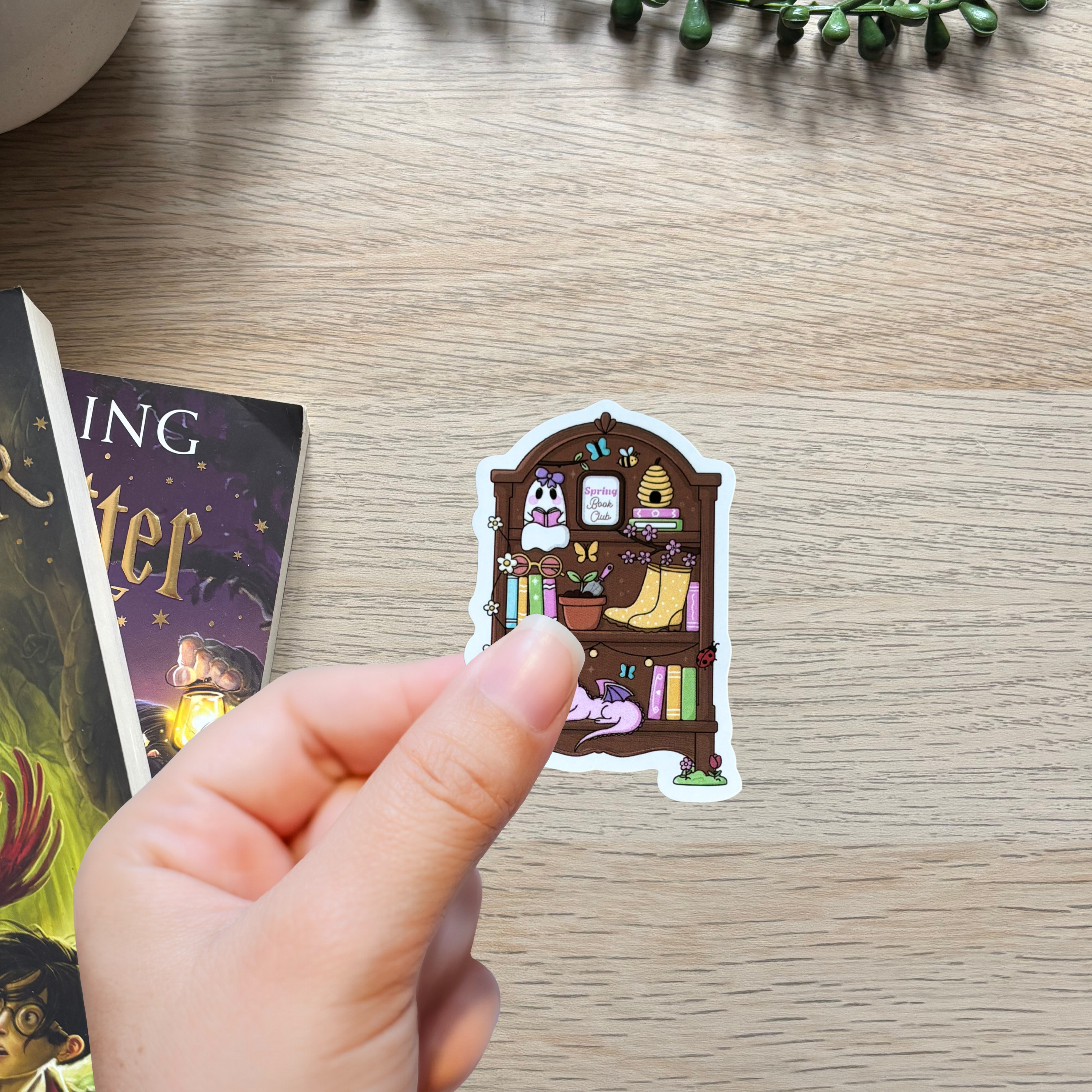 Spring Bookclub Sticker
