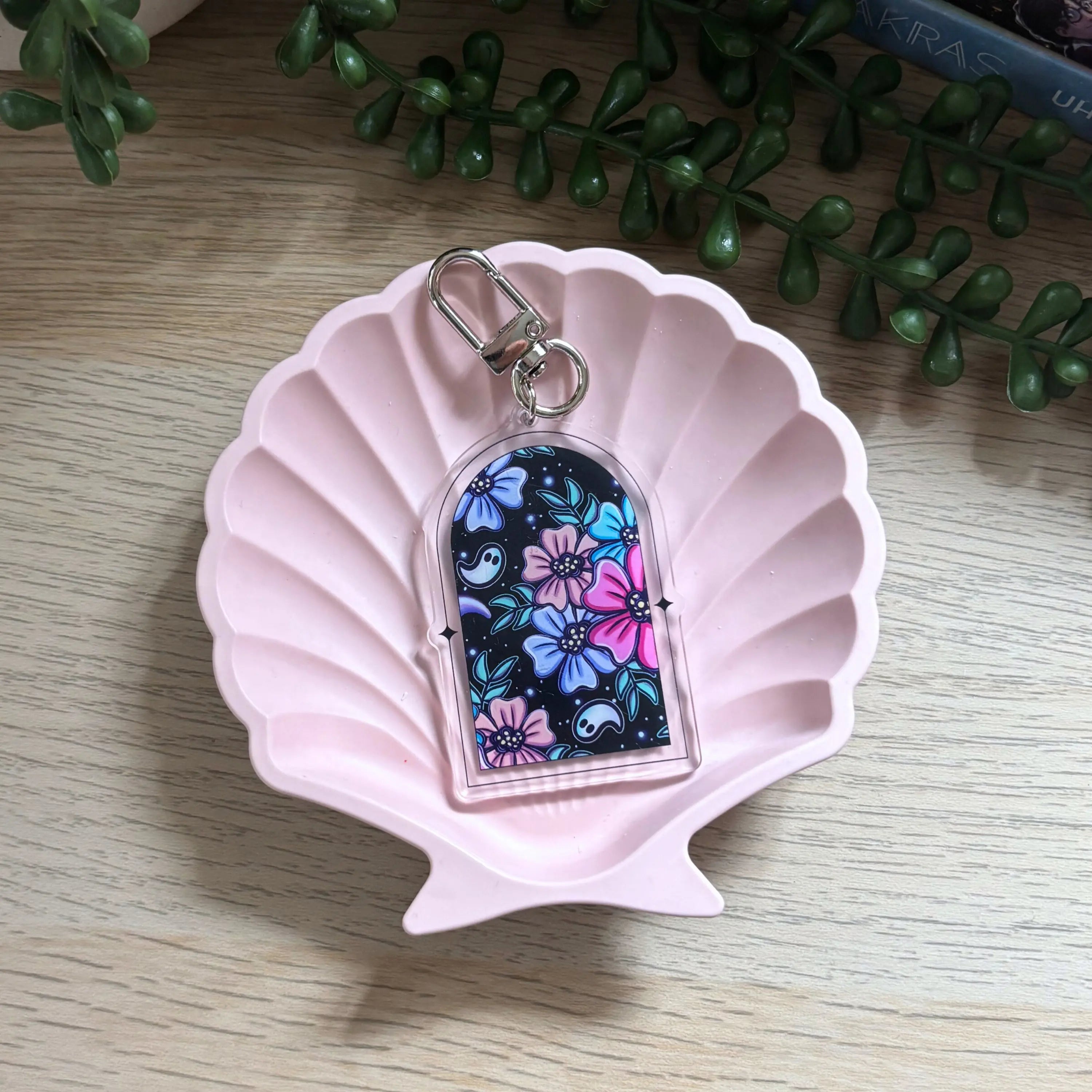 Floral Night Arch Keyring