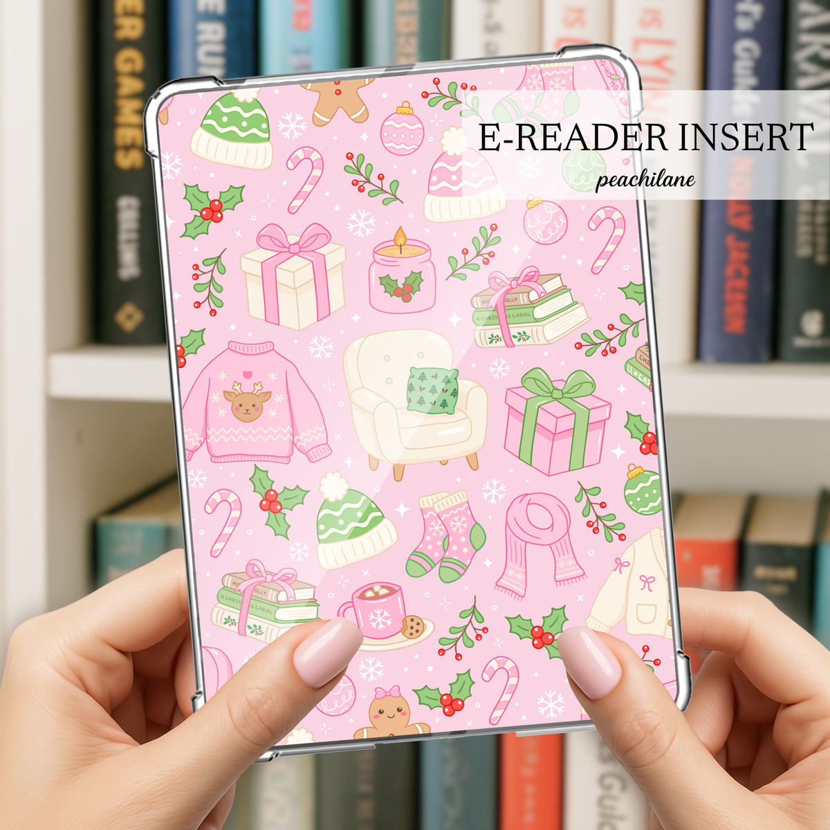Pink Christmas Insert