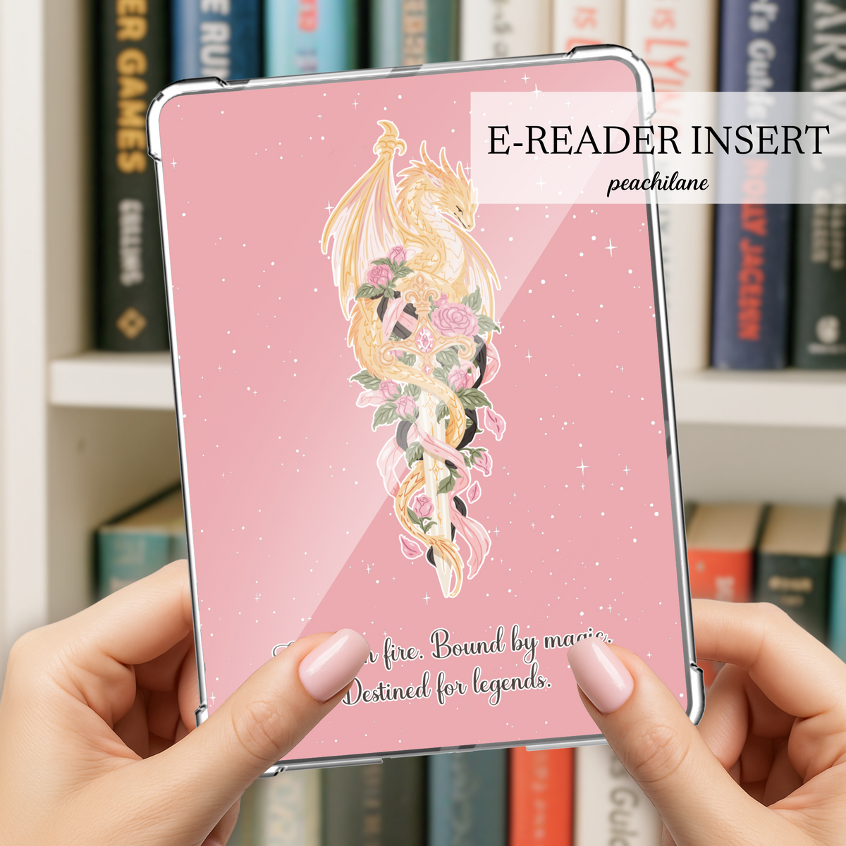 Golden Dragon with text Insert