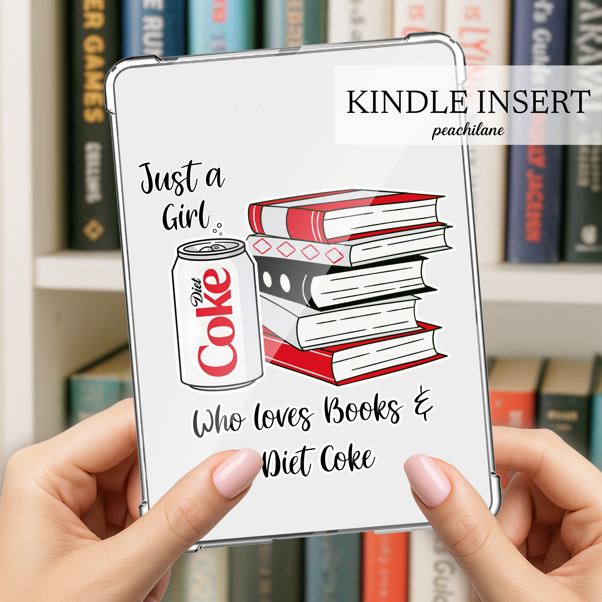 Diet Soda and Books Insert