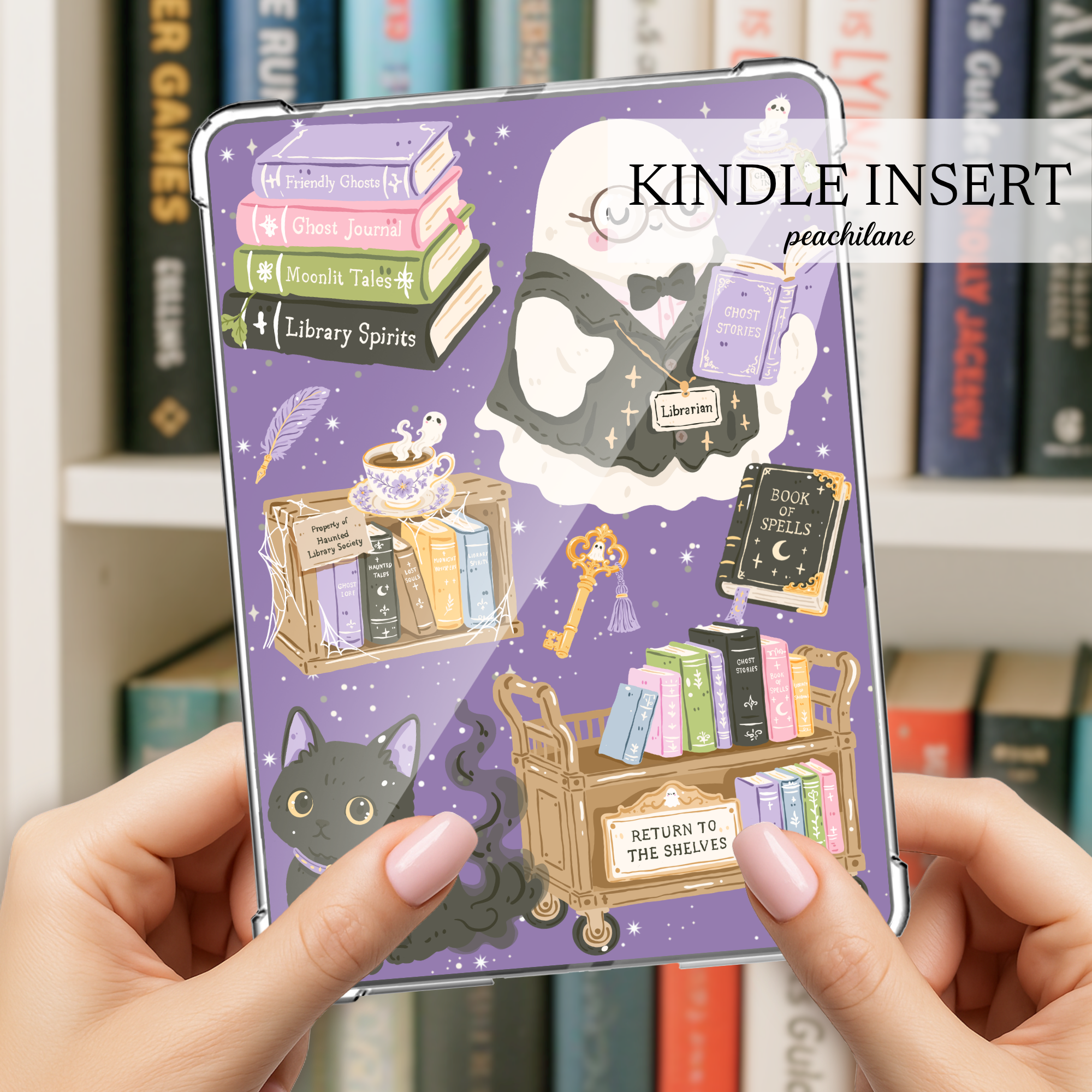 Haunted library Insert