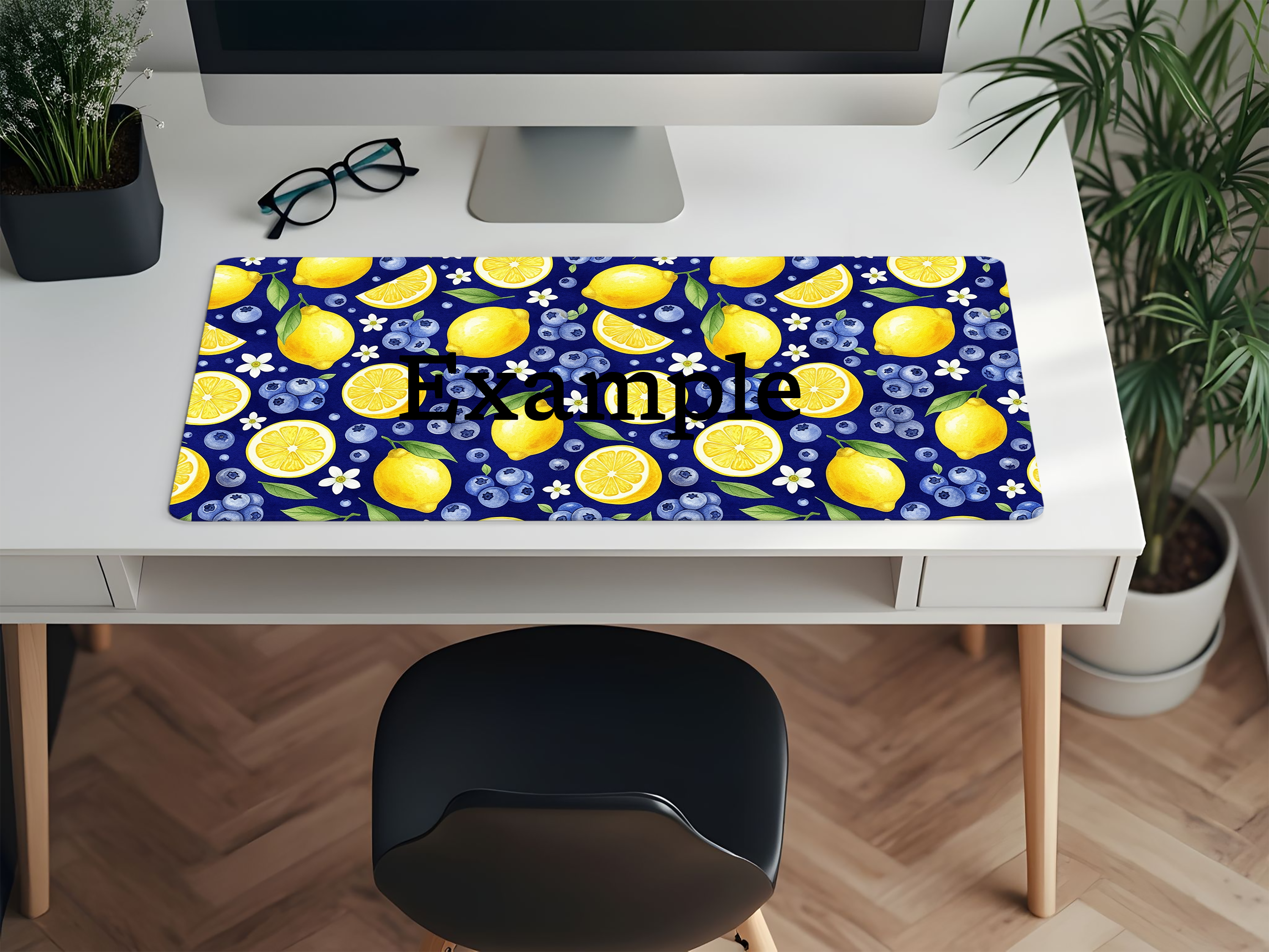 Blueberry Lemon Desk Mat - PRE ORDER