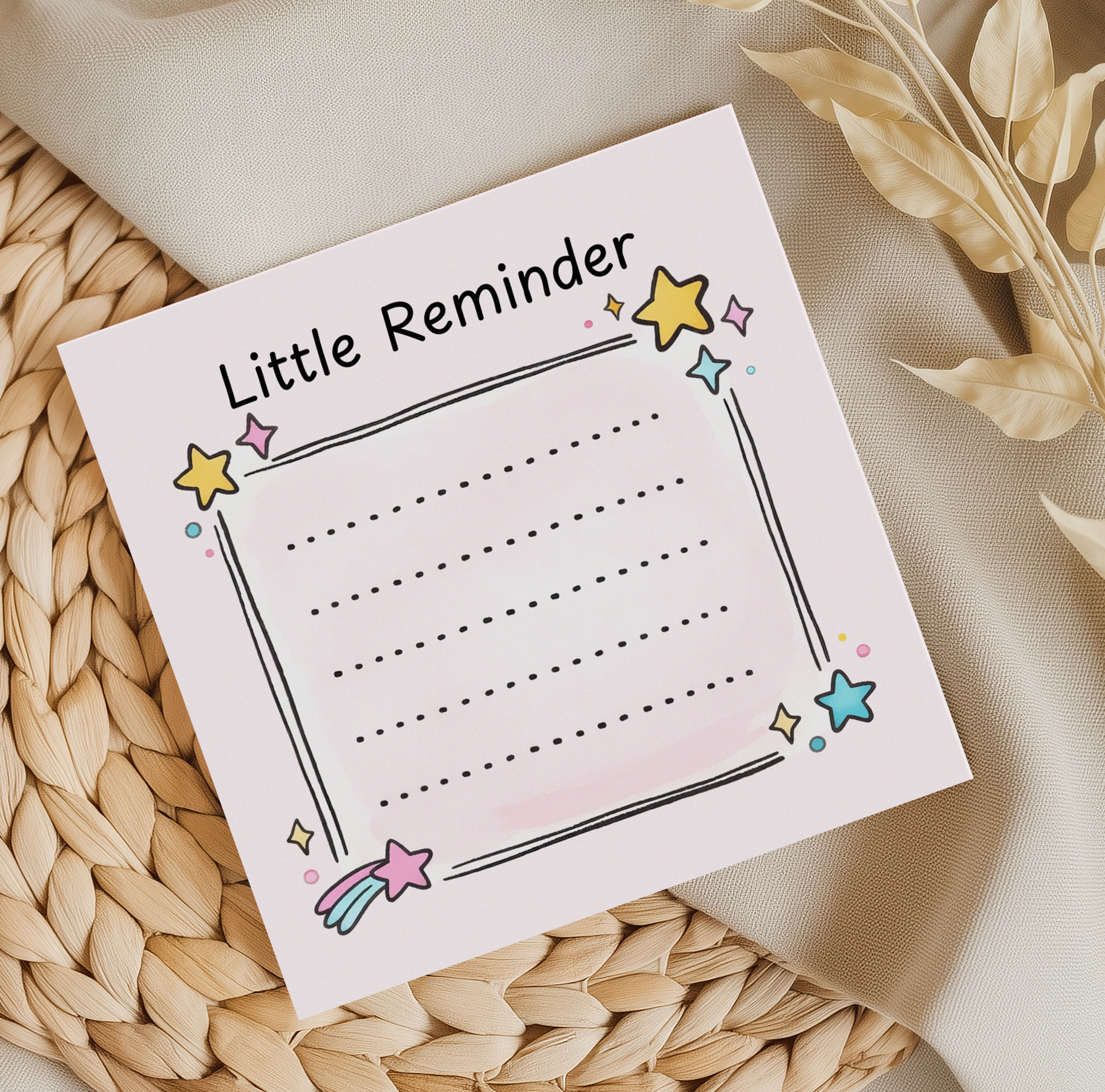 Little Reminder Memo Pad