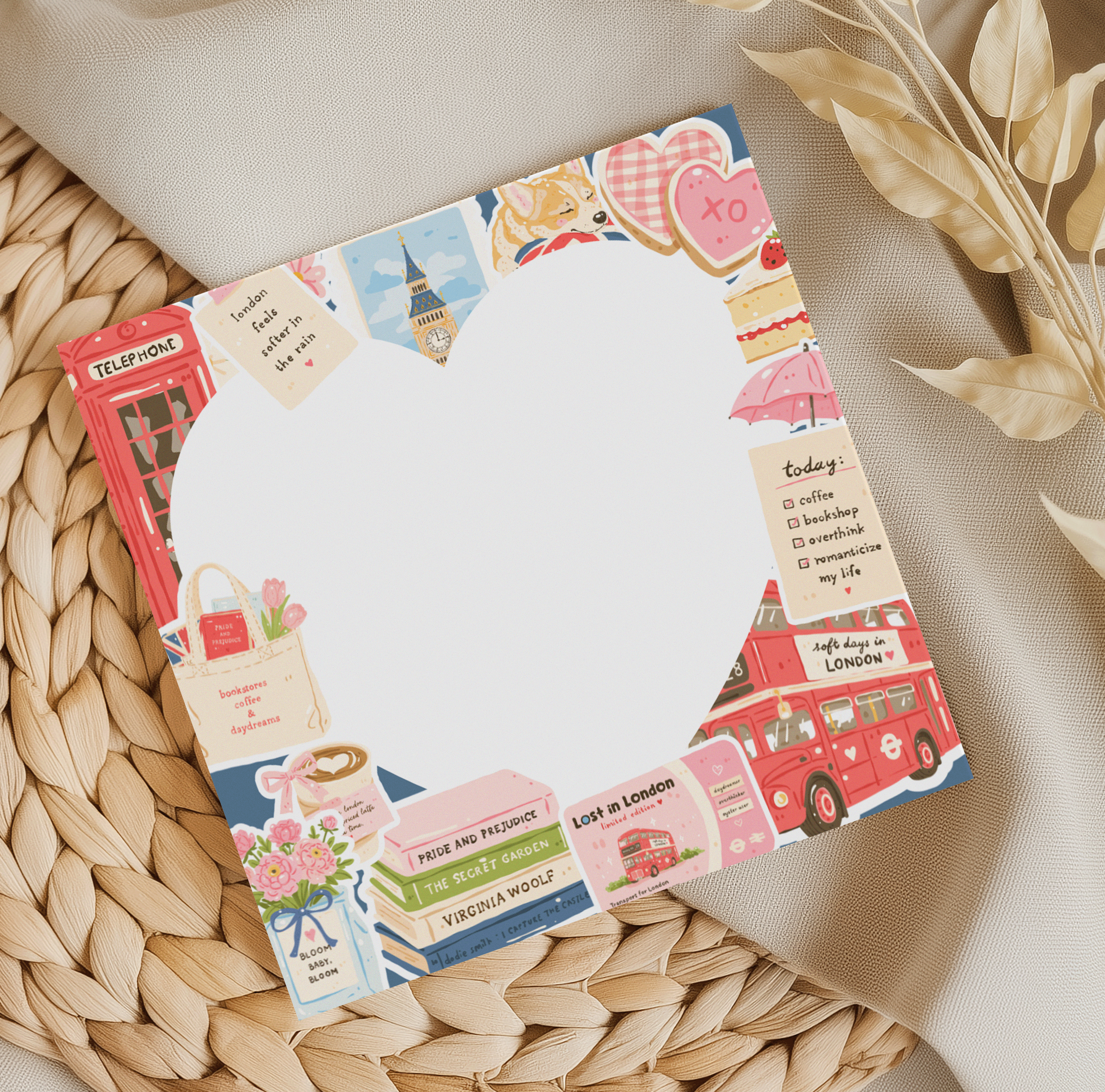 London Collage Memo Pad