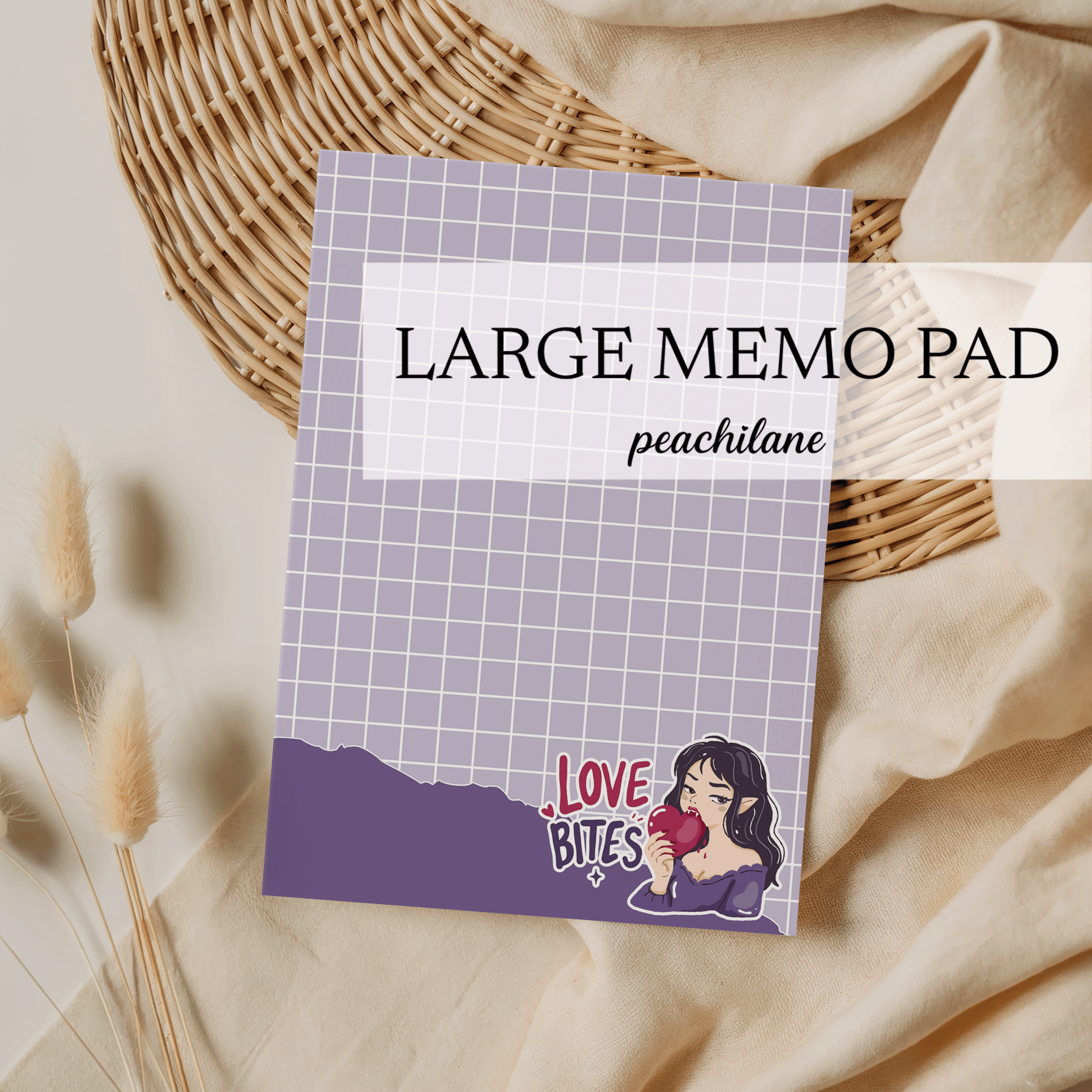 Love Bites Large Memo Pad