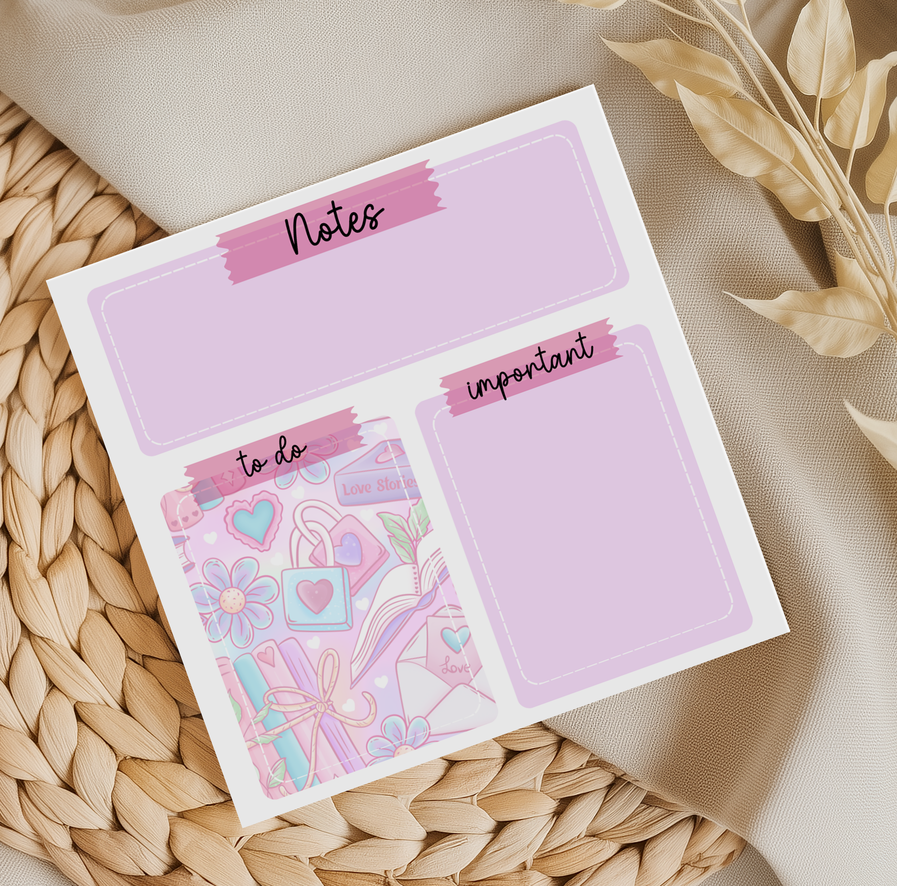 Love Stories Memo Pad