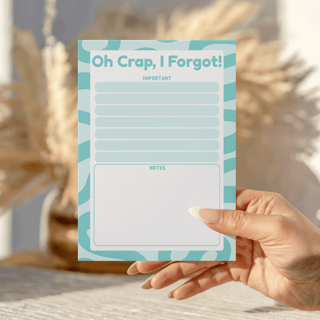 Oh Crap, I forgot Notepad