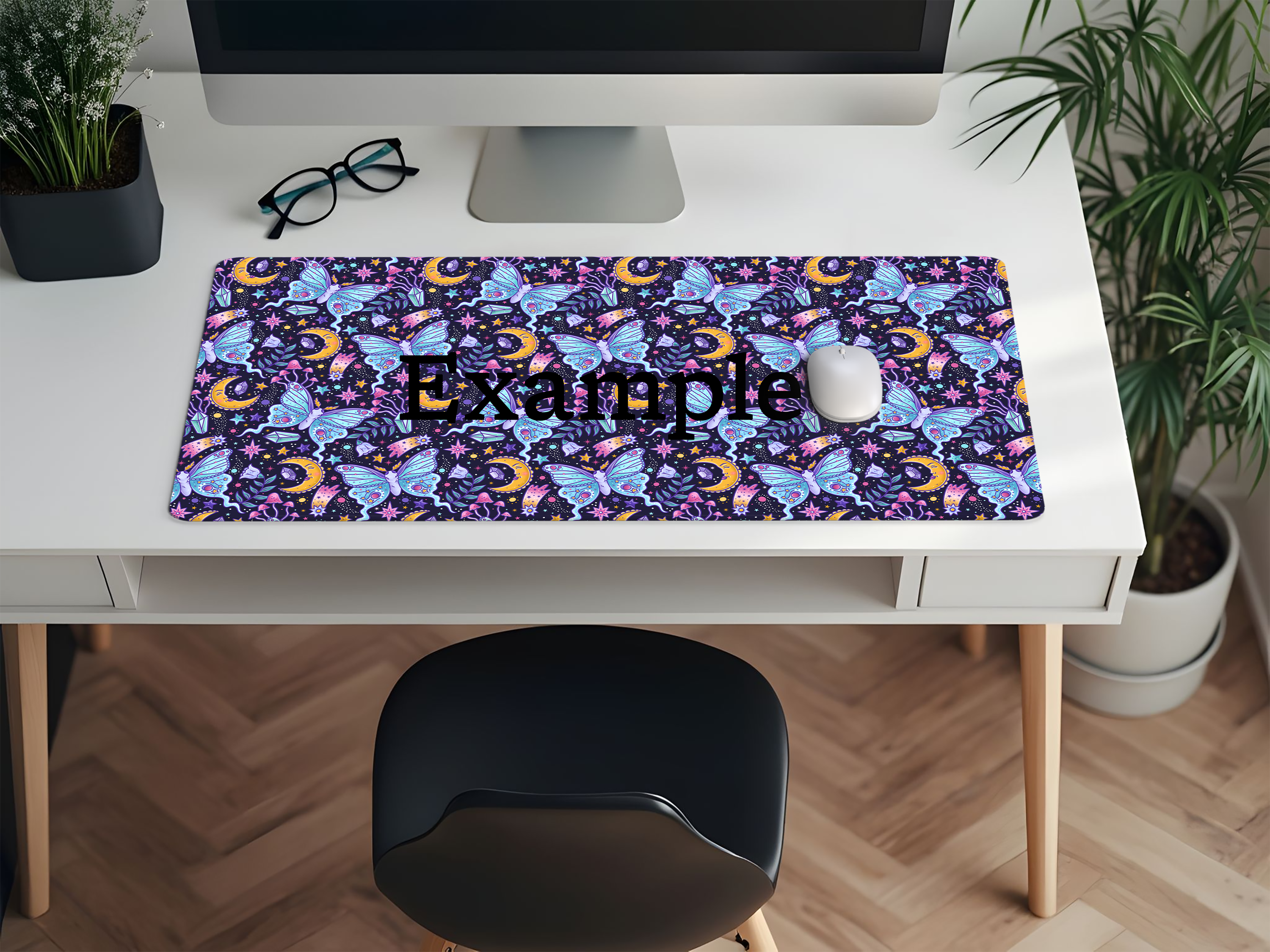 Moth Sky Desk Mat - PRE ORDER