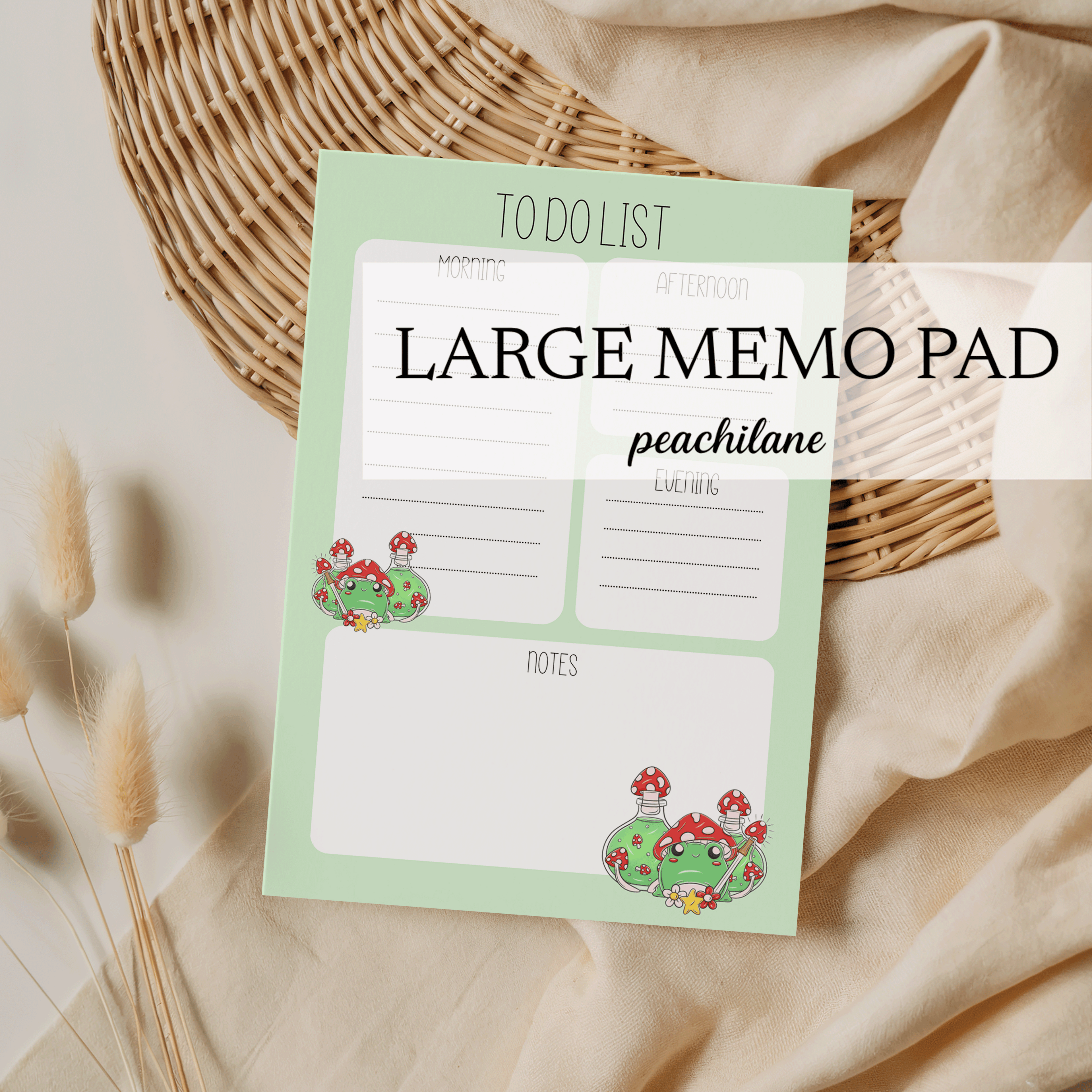 Mushy Frog Large Memo Pad