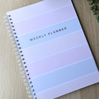 Weekly Planner Pastel Notebook