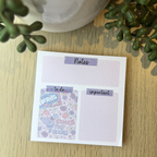 Pink and purple lolly Memo Pad