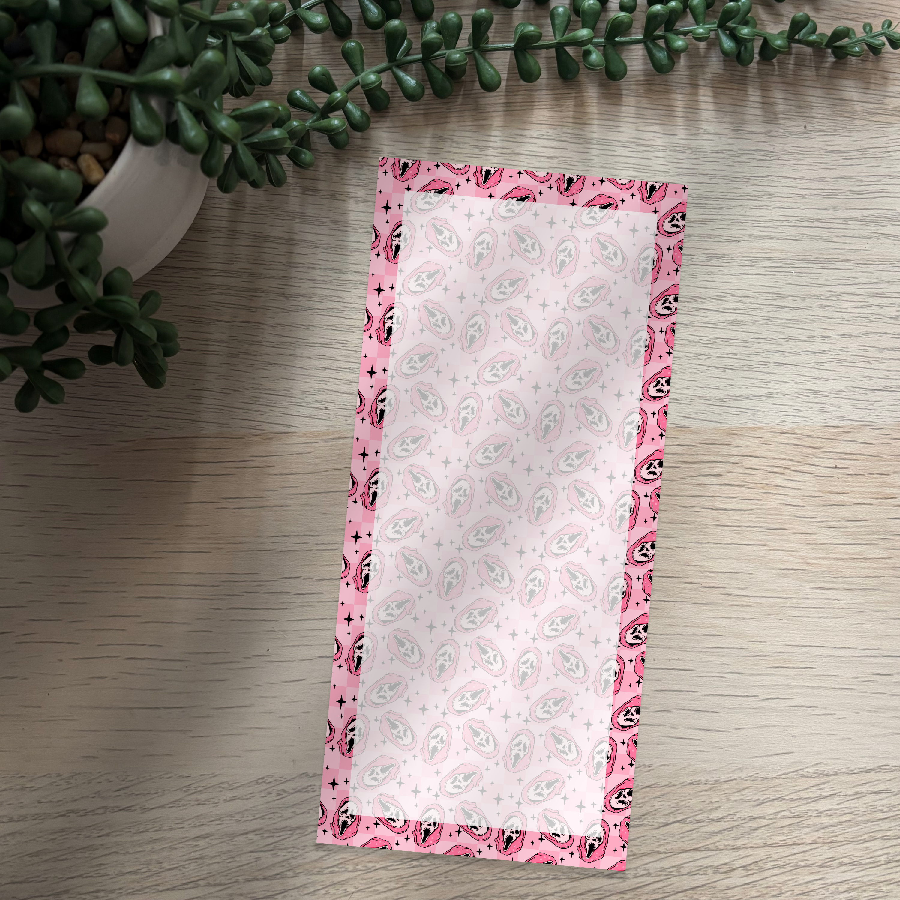 Pink Scary  Notepad (various sizes)