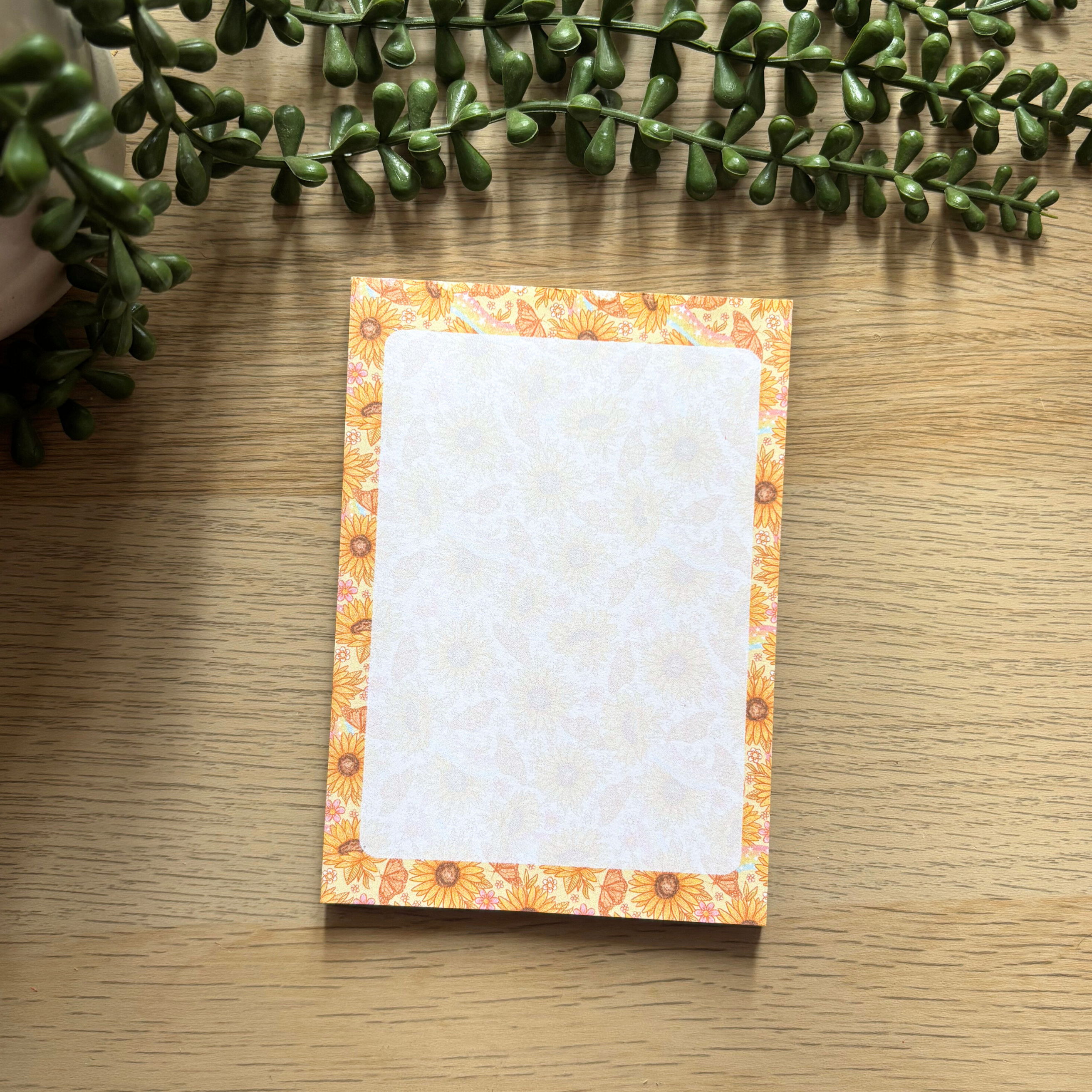 Sunflower Magic Notepad (various sizes)