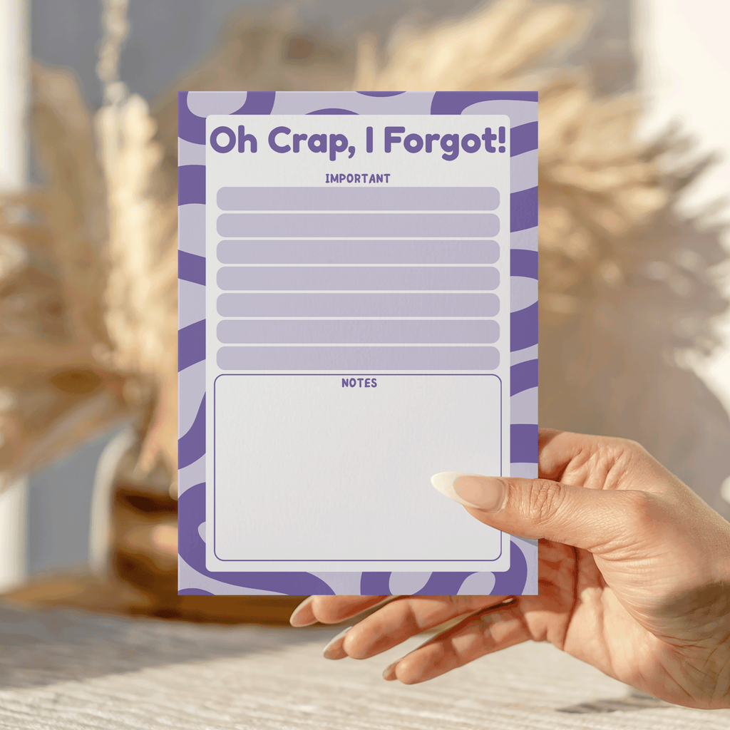 Oh Crap, I forgot Notepad