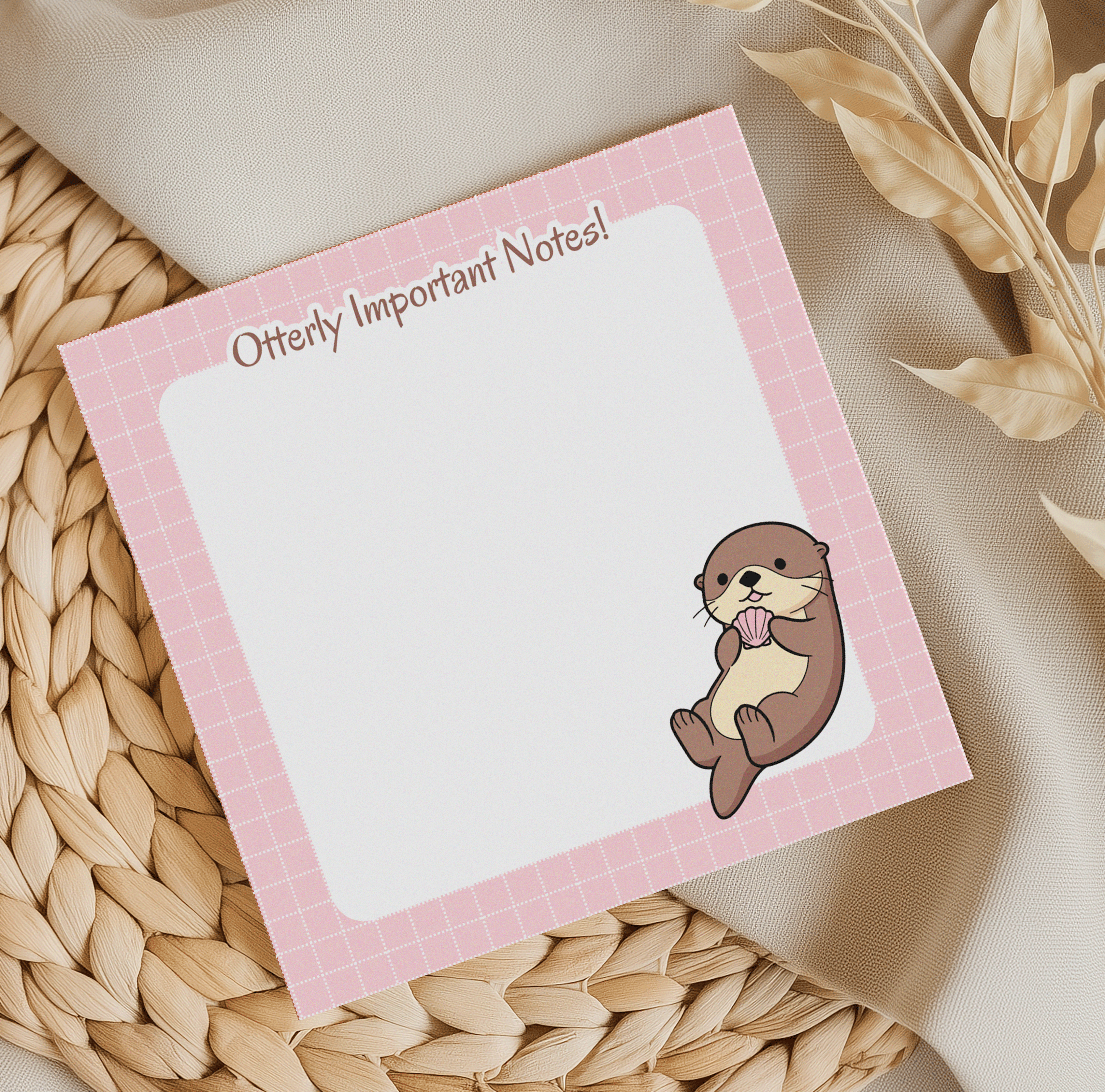 Otterly Important Notes Memo pad