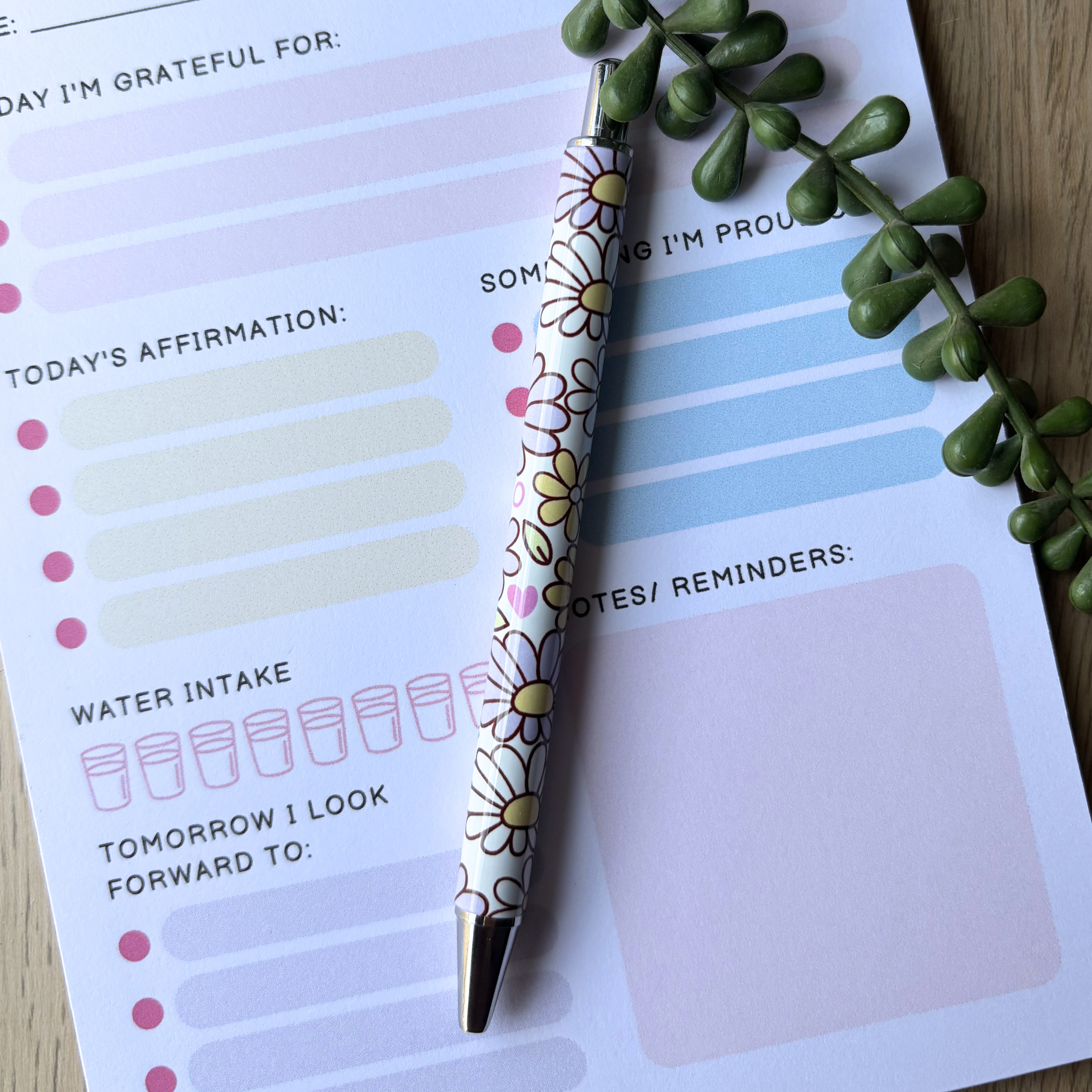 Pastel Flowers Pen
