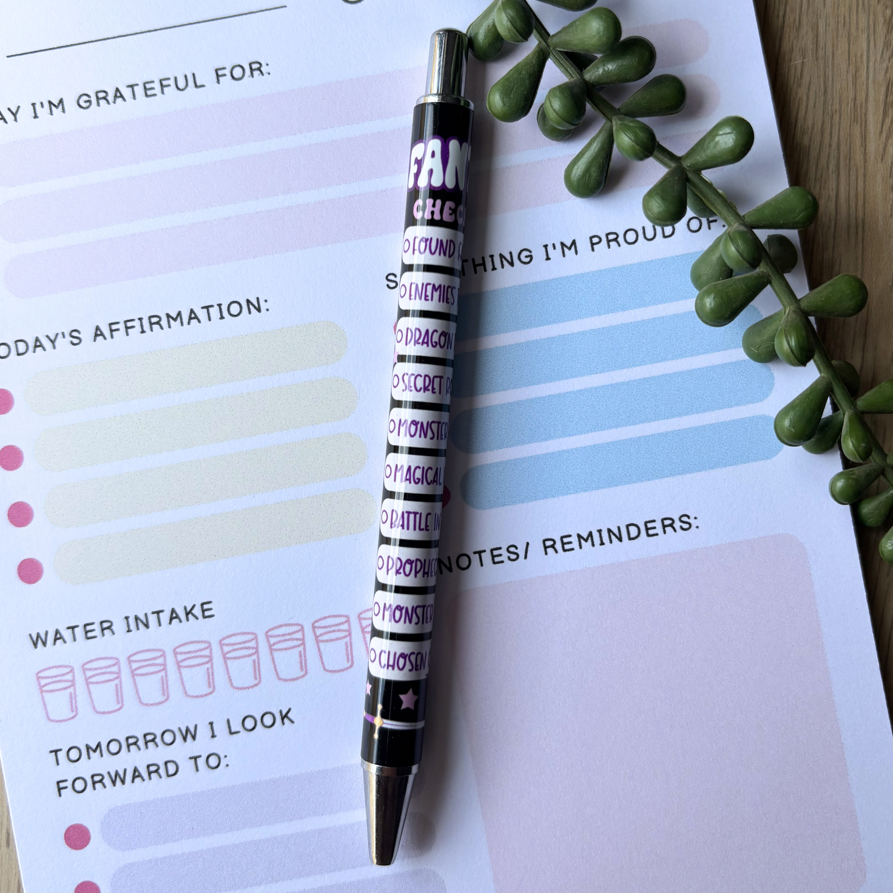 Fantasy Checklist Pen