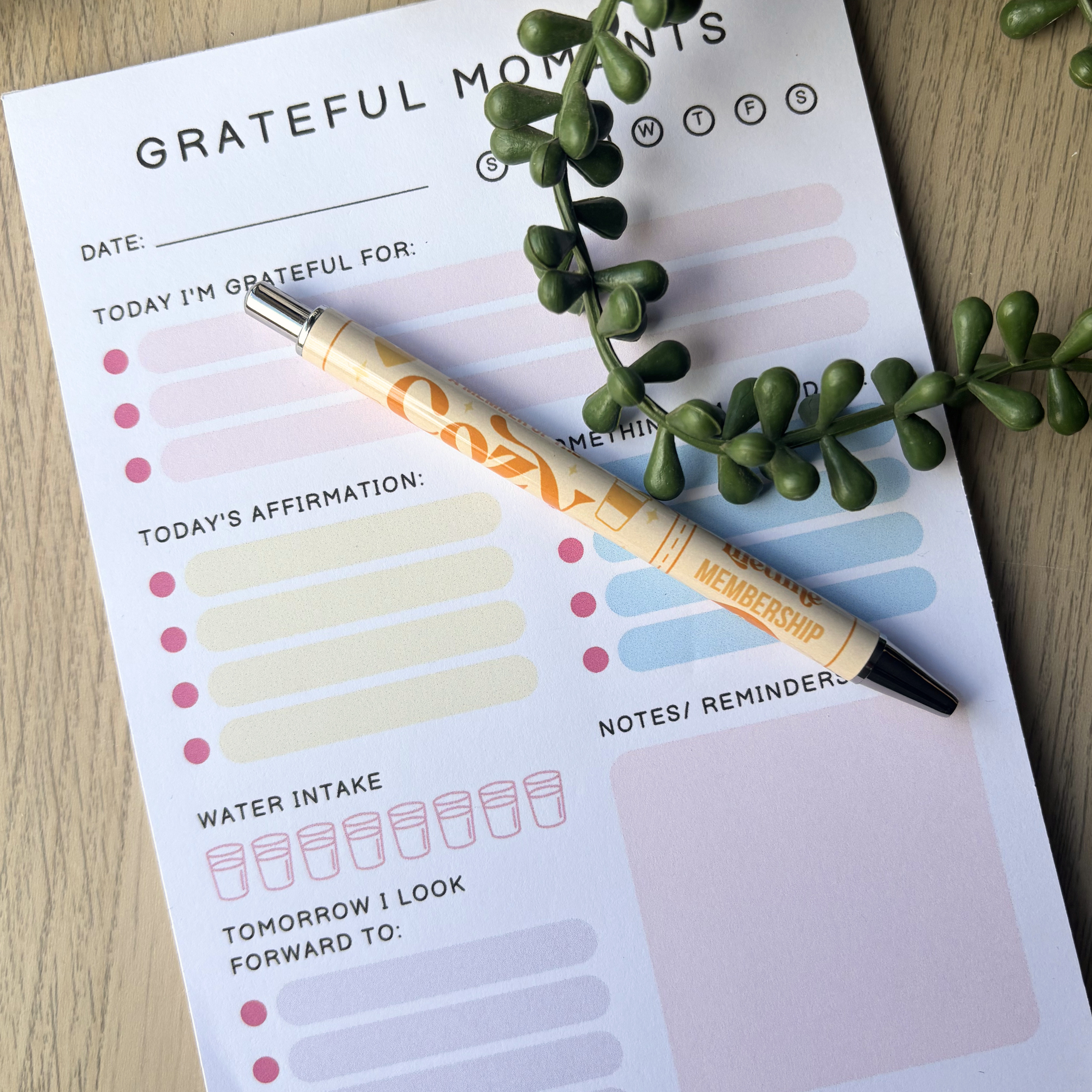 Cozy Lifetime membership pen