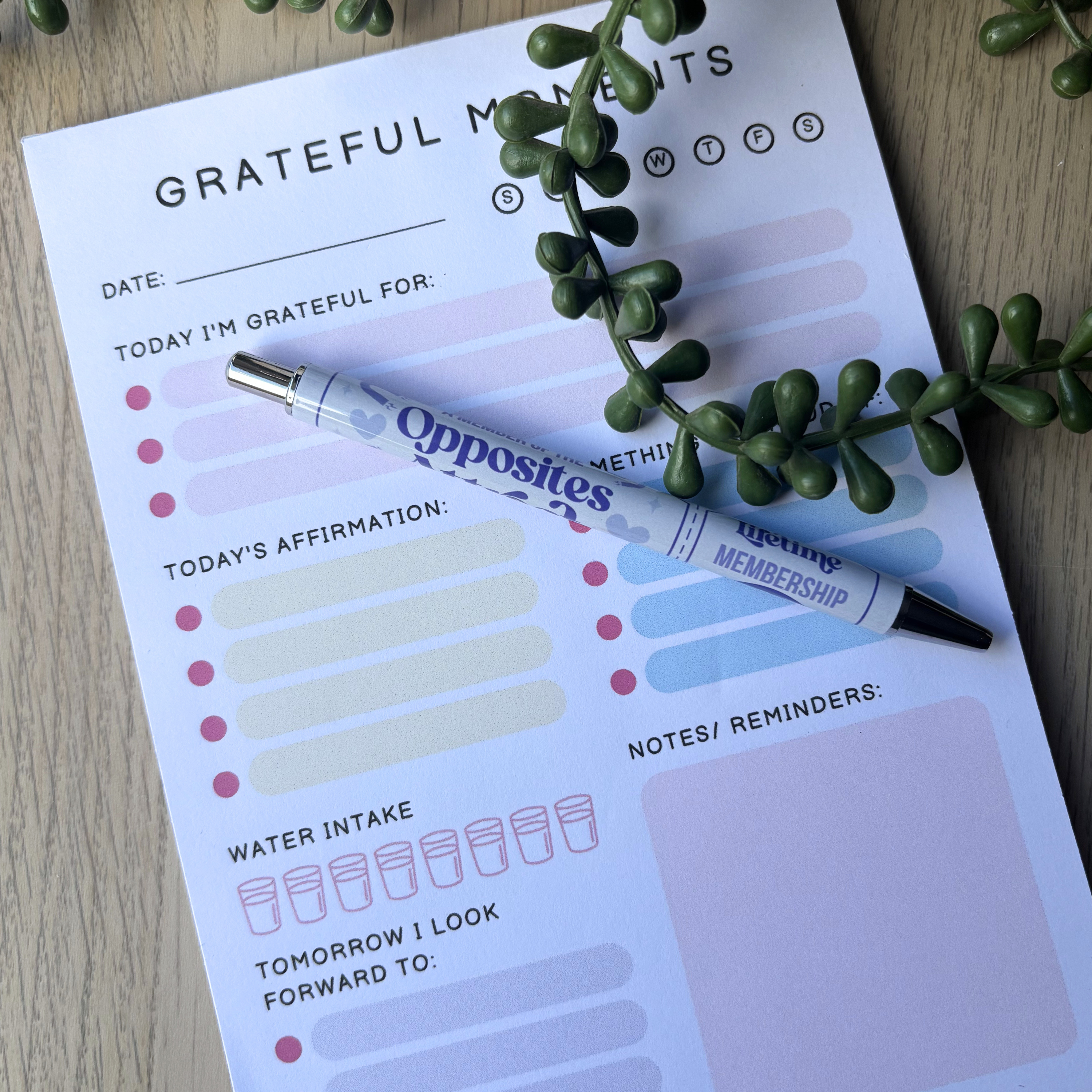 Opposites Attract Lifetime membership pen