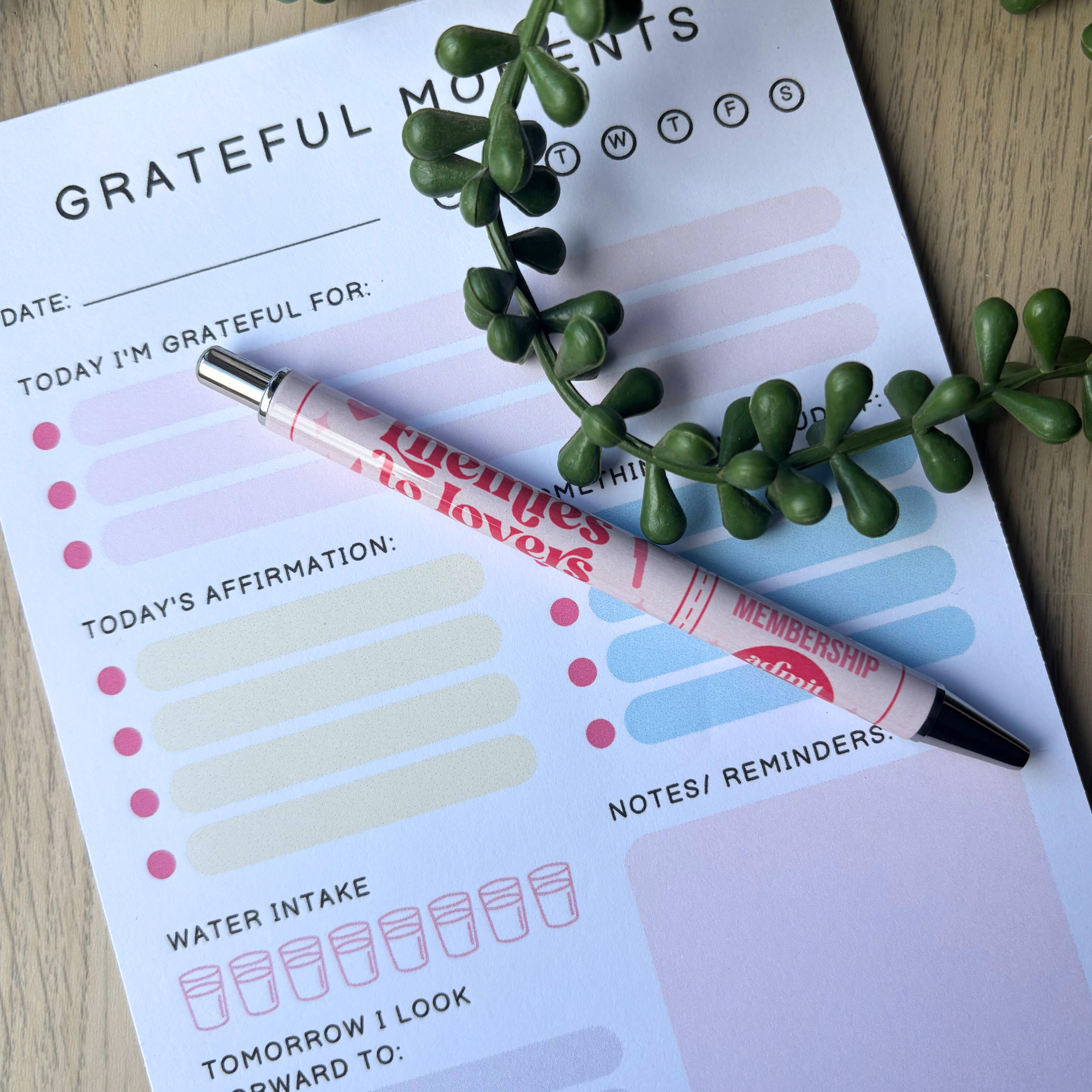 Enemies to Lovers Lifetime membership pen