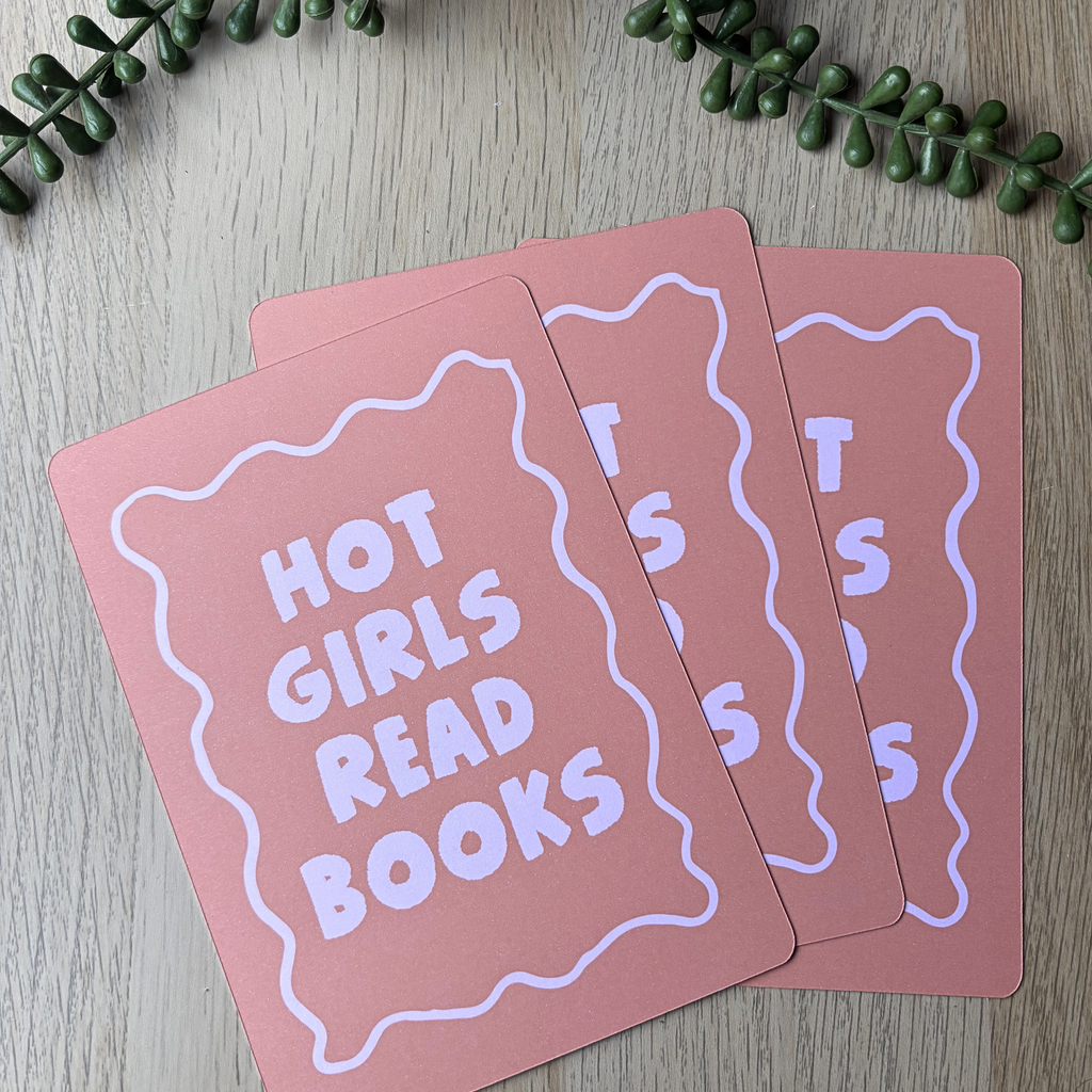 Hot Girls Read Books Insert - orange