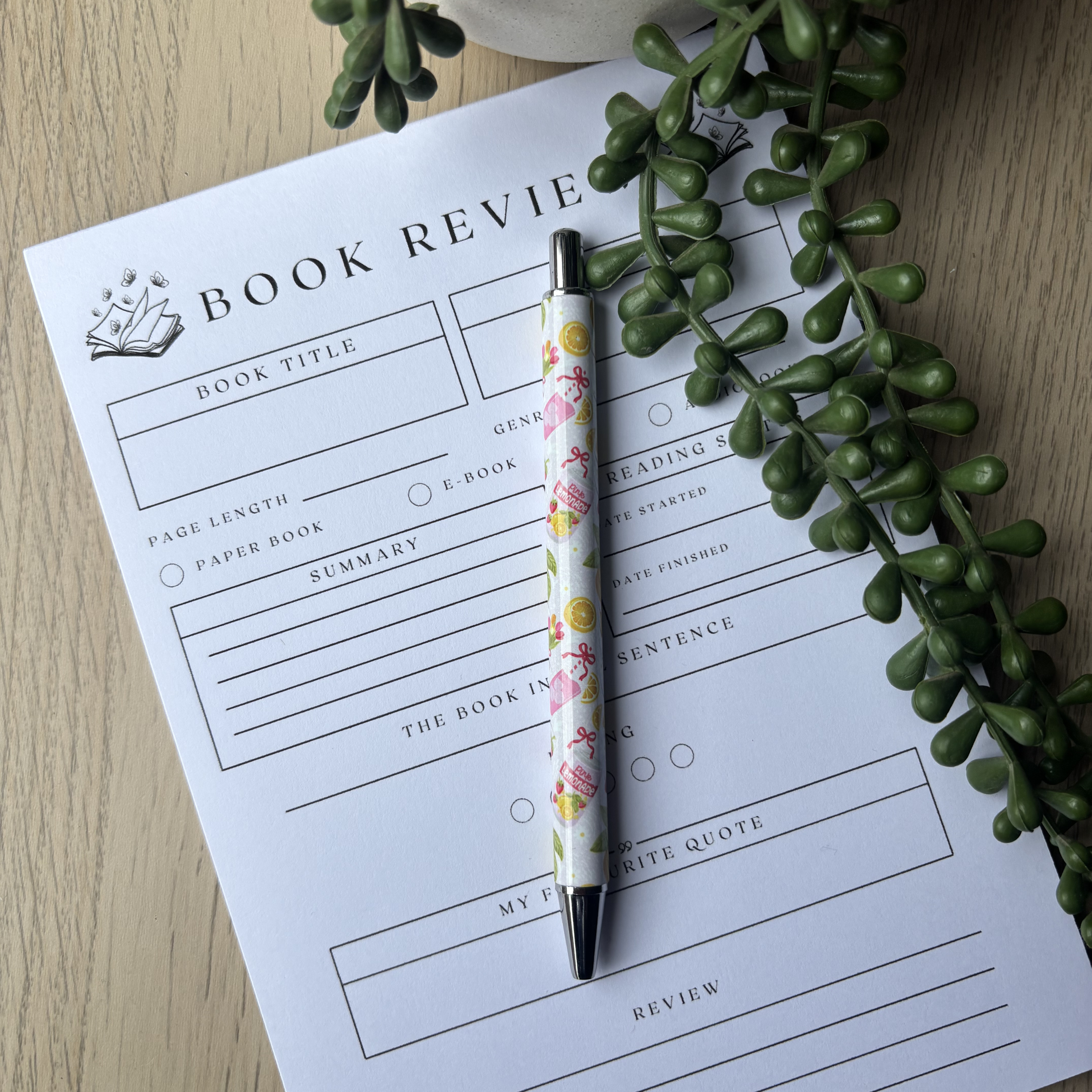 Pink Lemonade Pen