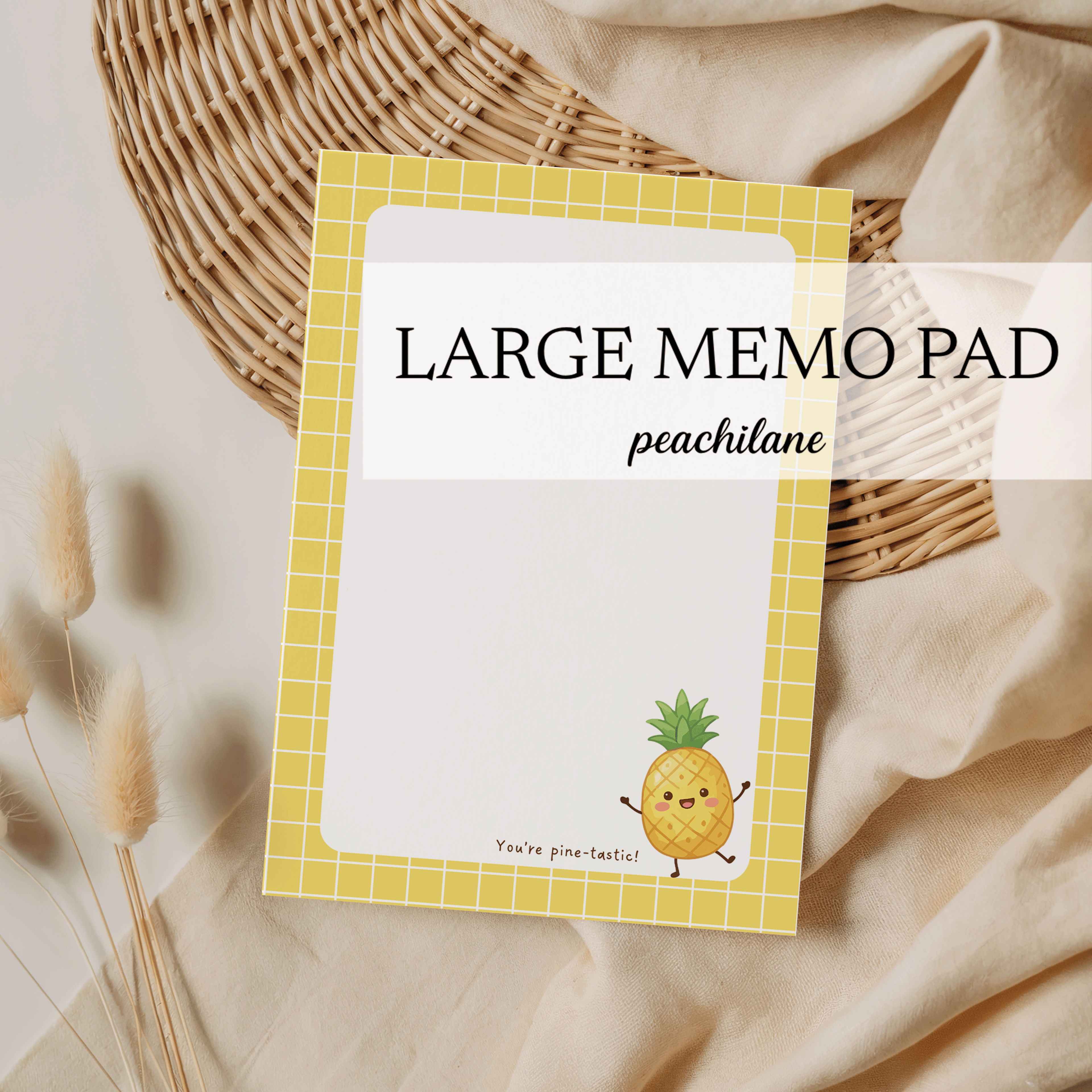 You're pine-tastic Large Memo Pad