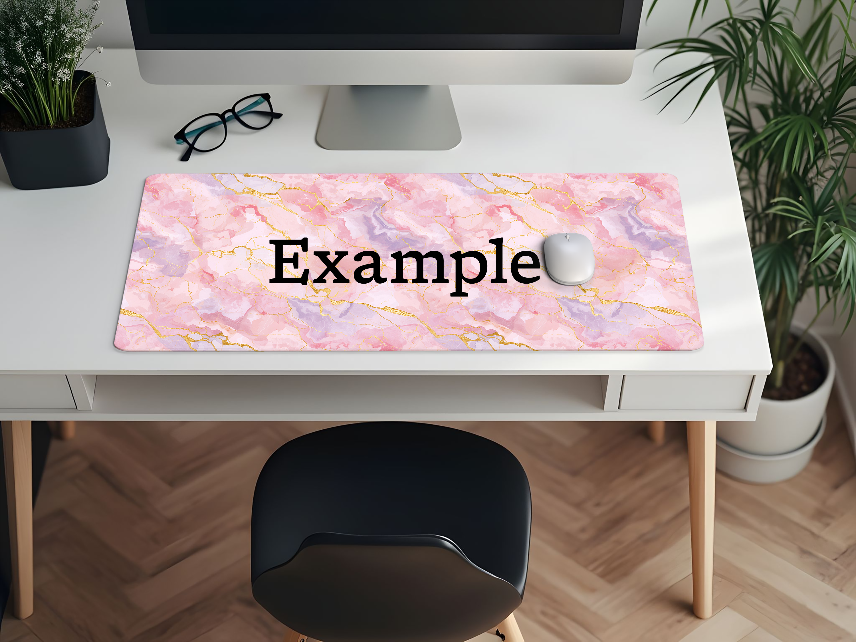 Pink Marble Desk Mat - PRE ORDER