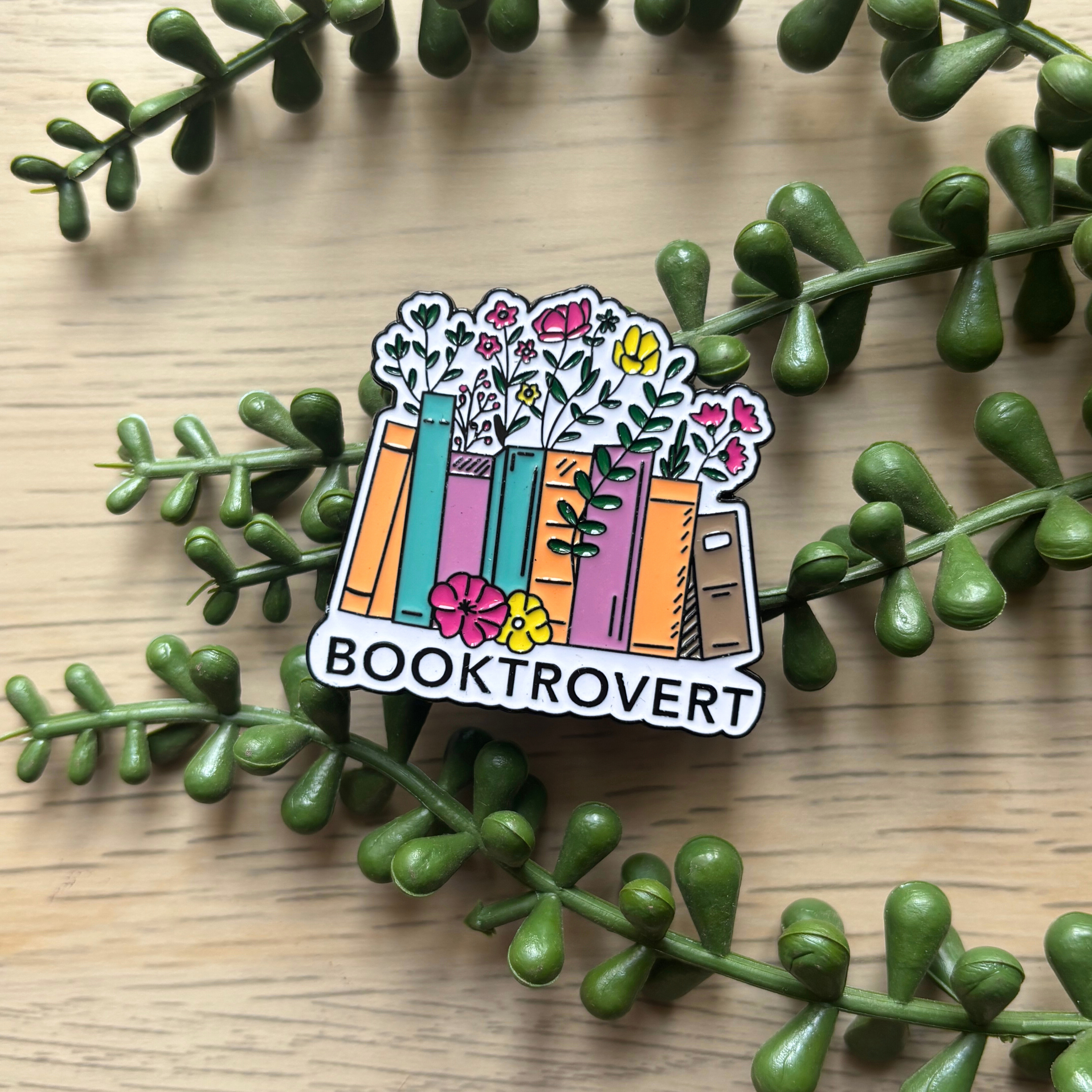 Booktrovert Pin