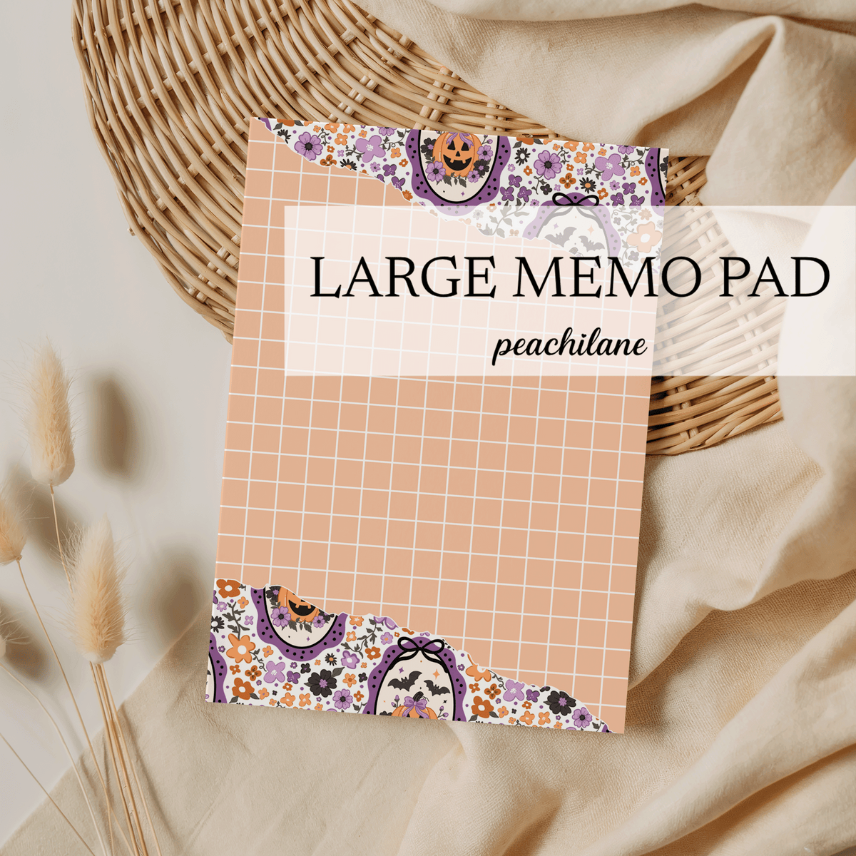 Pumpkin Frame Large Memo Pad