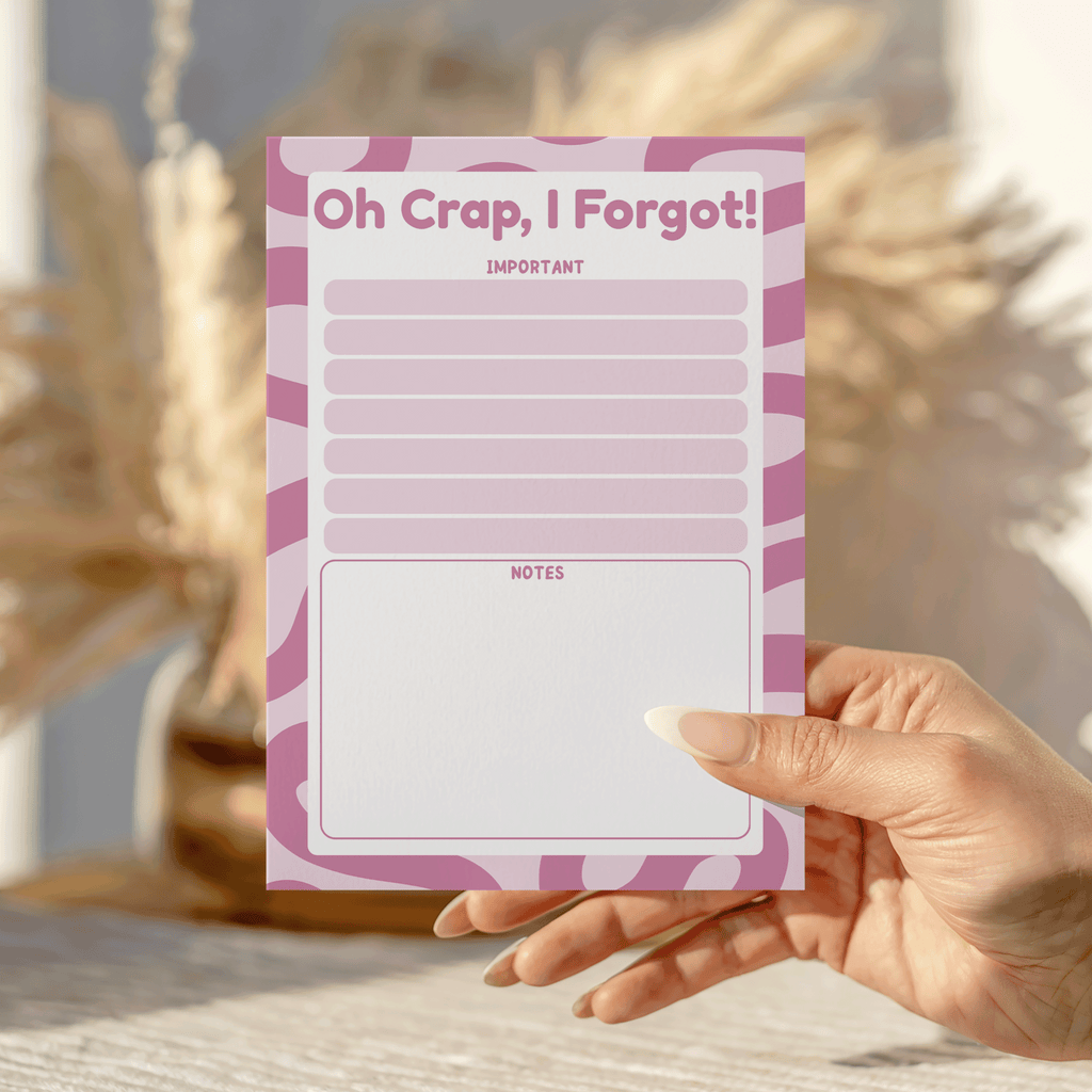 Oh Crap, I forgot Notepad