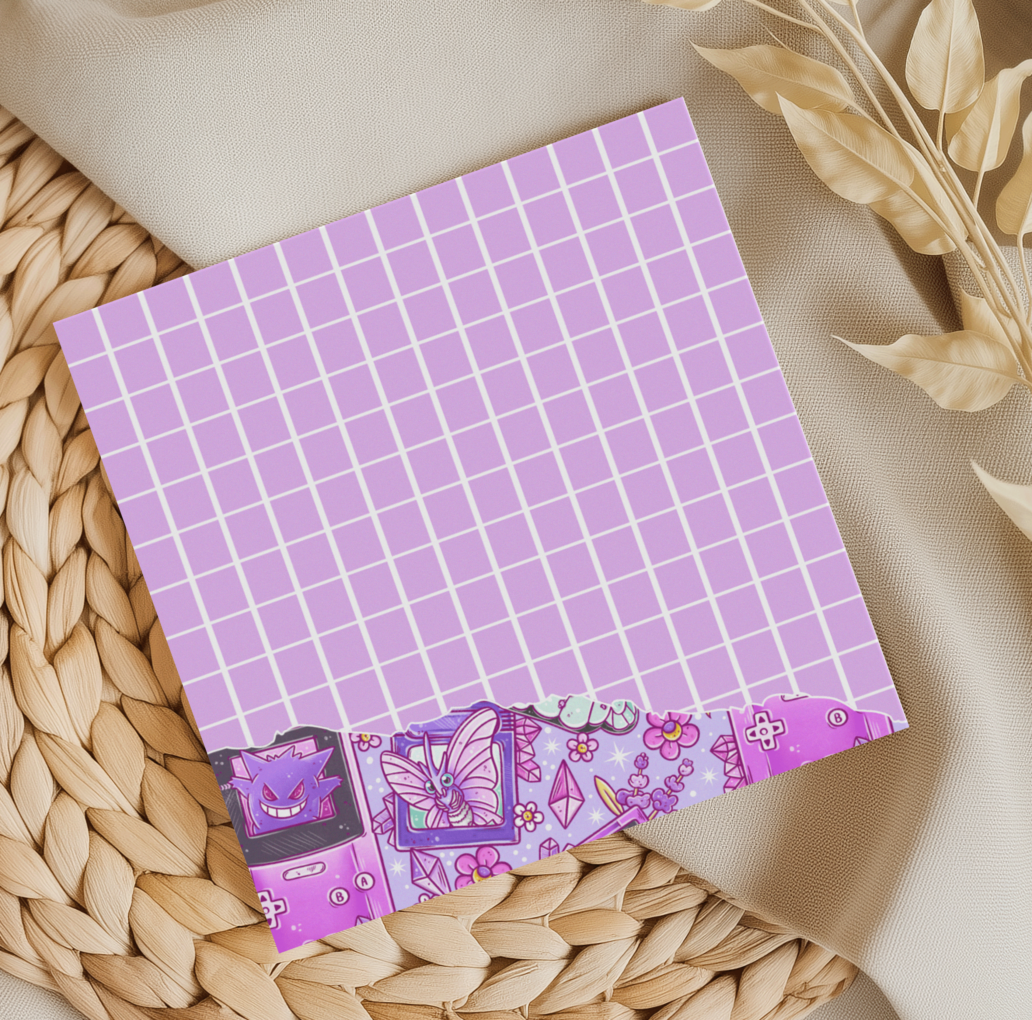Purple Critters Memo Pad