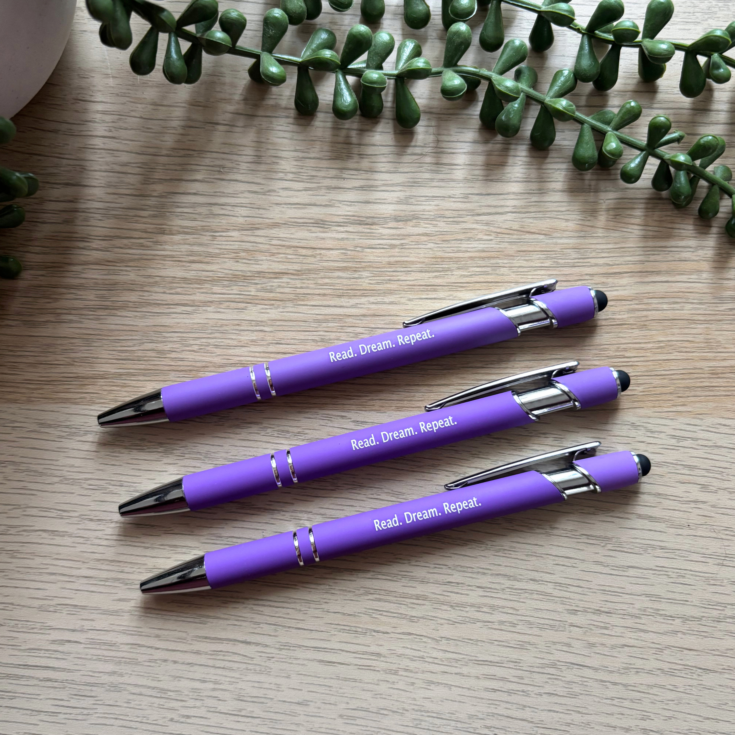 Read. Dream. Repeat. Pen/Stylus