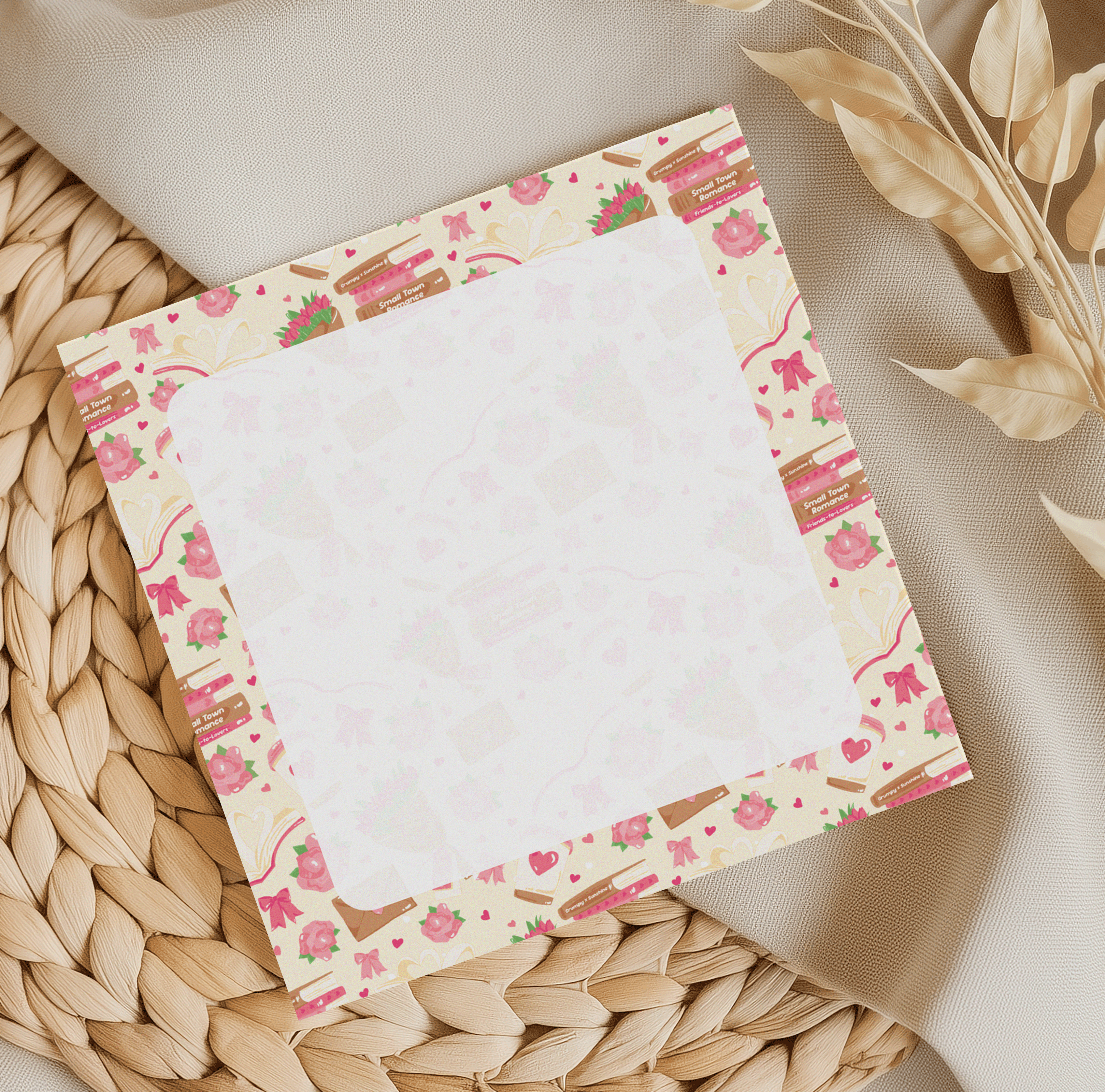 Romance Square Memo Pad