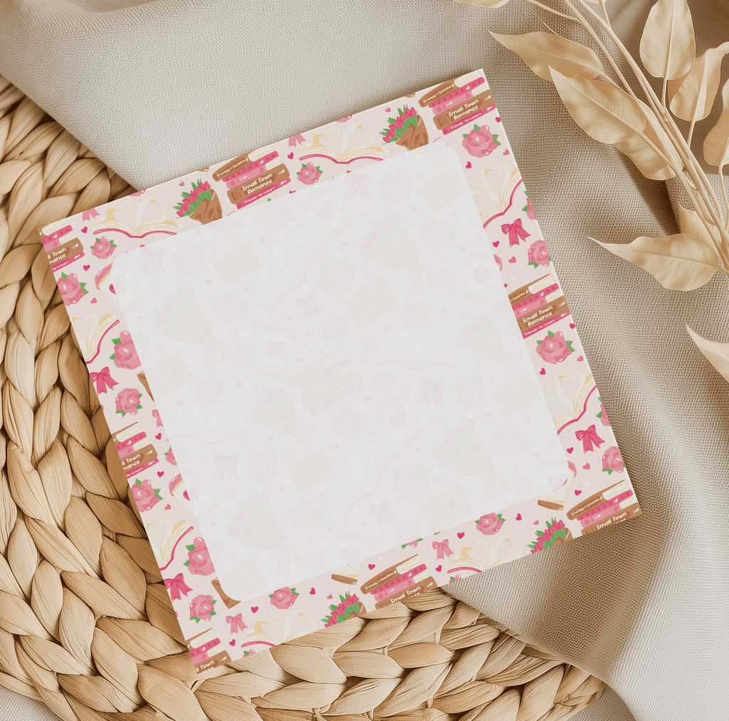 Romance Square Memo Pad