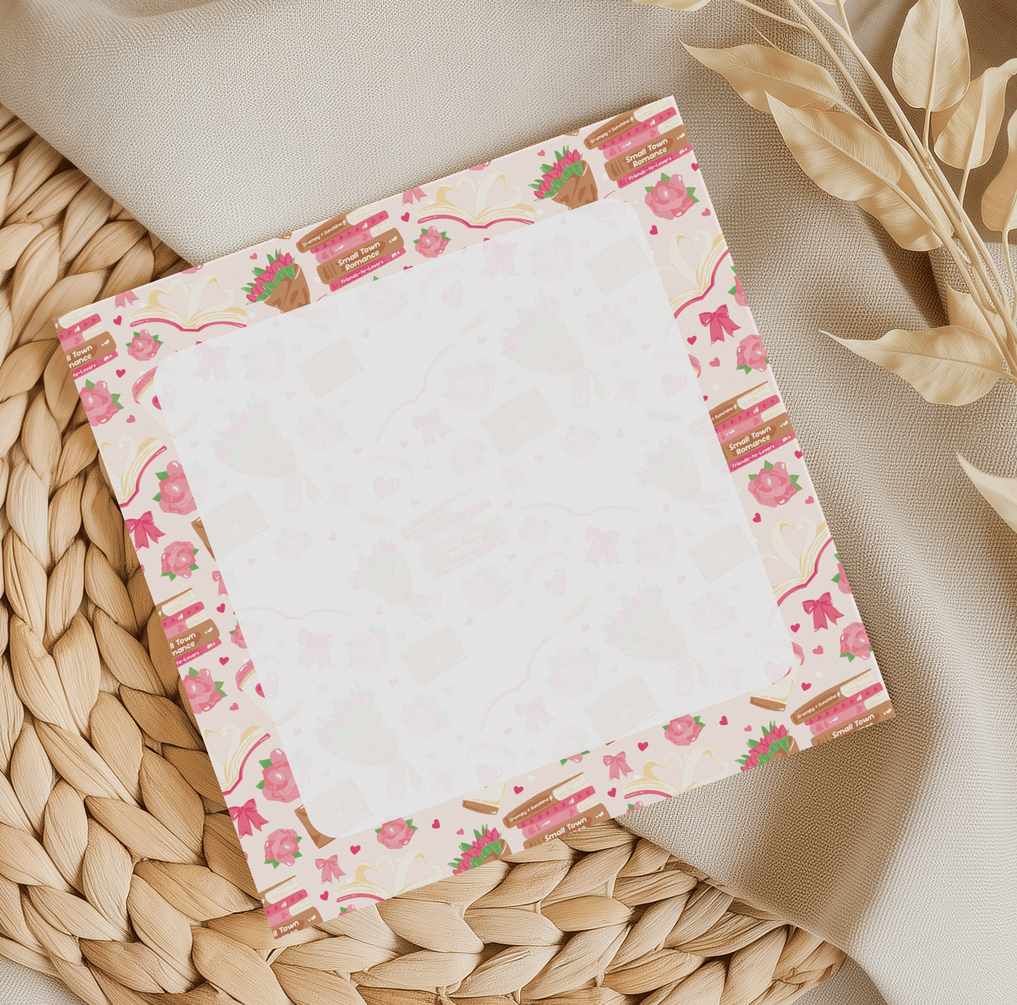 Romance Square Memo Pad