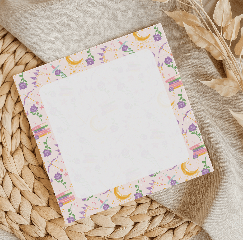 Romantasy Square Memo Pad
