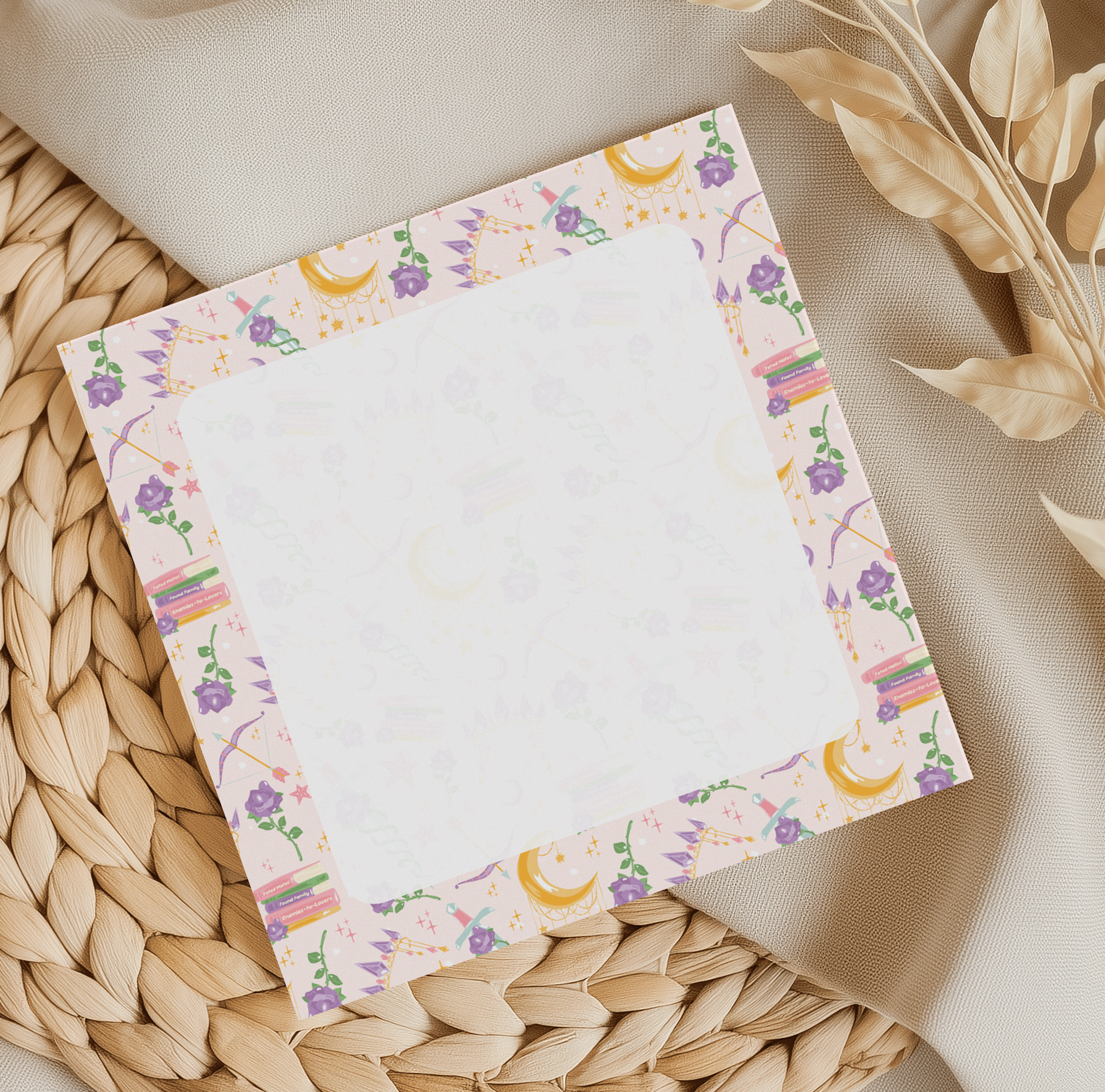 Romantasy Square Memo Pad
