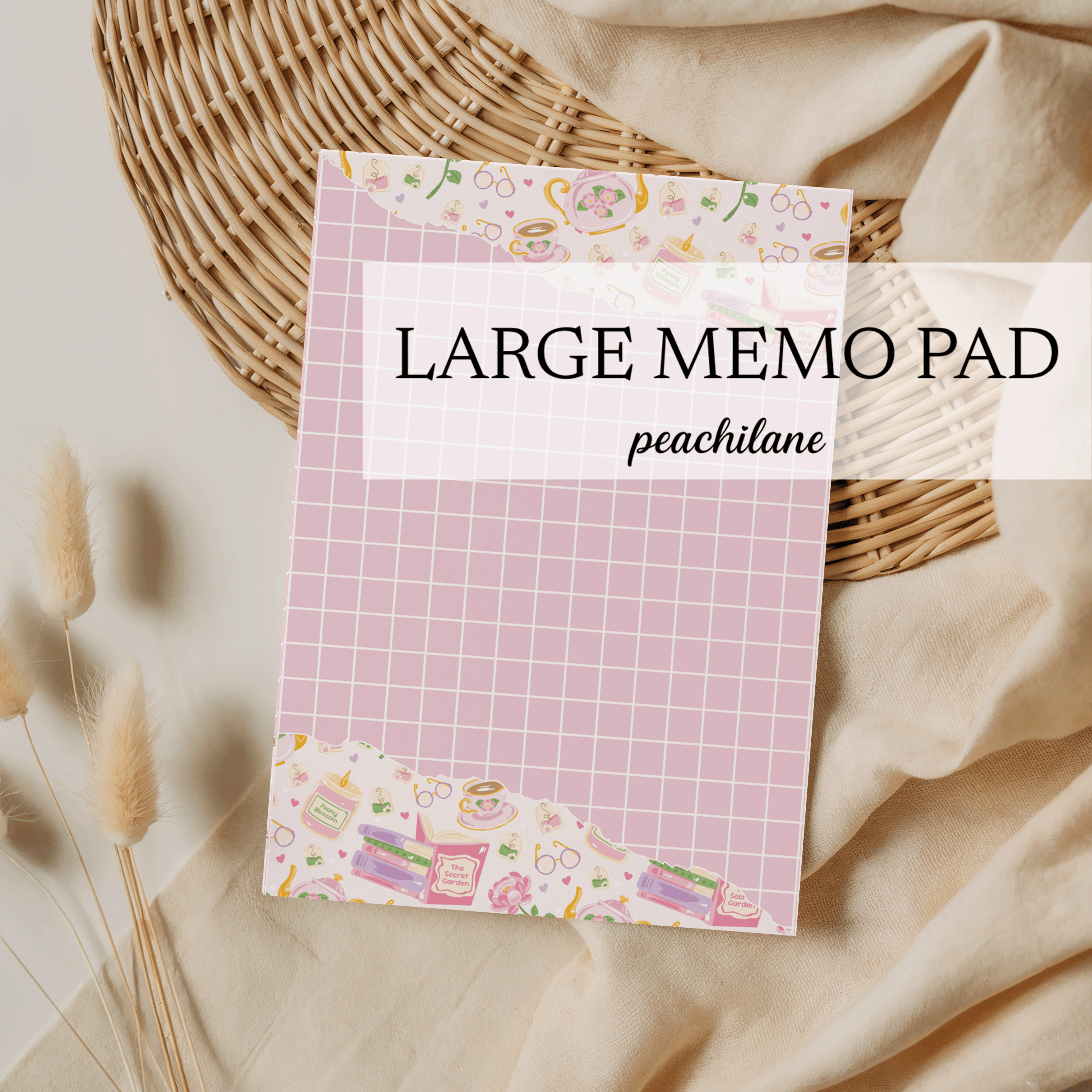 Secret Garden Large Memo Pad