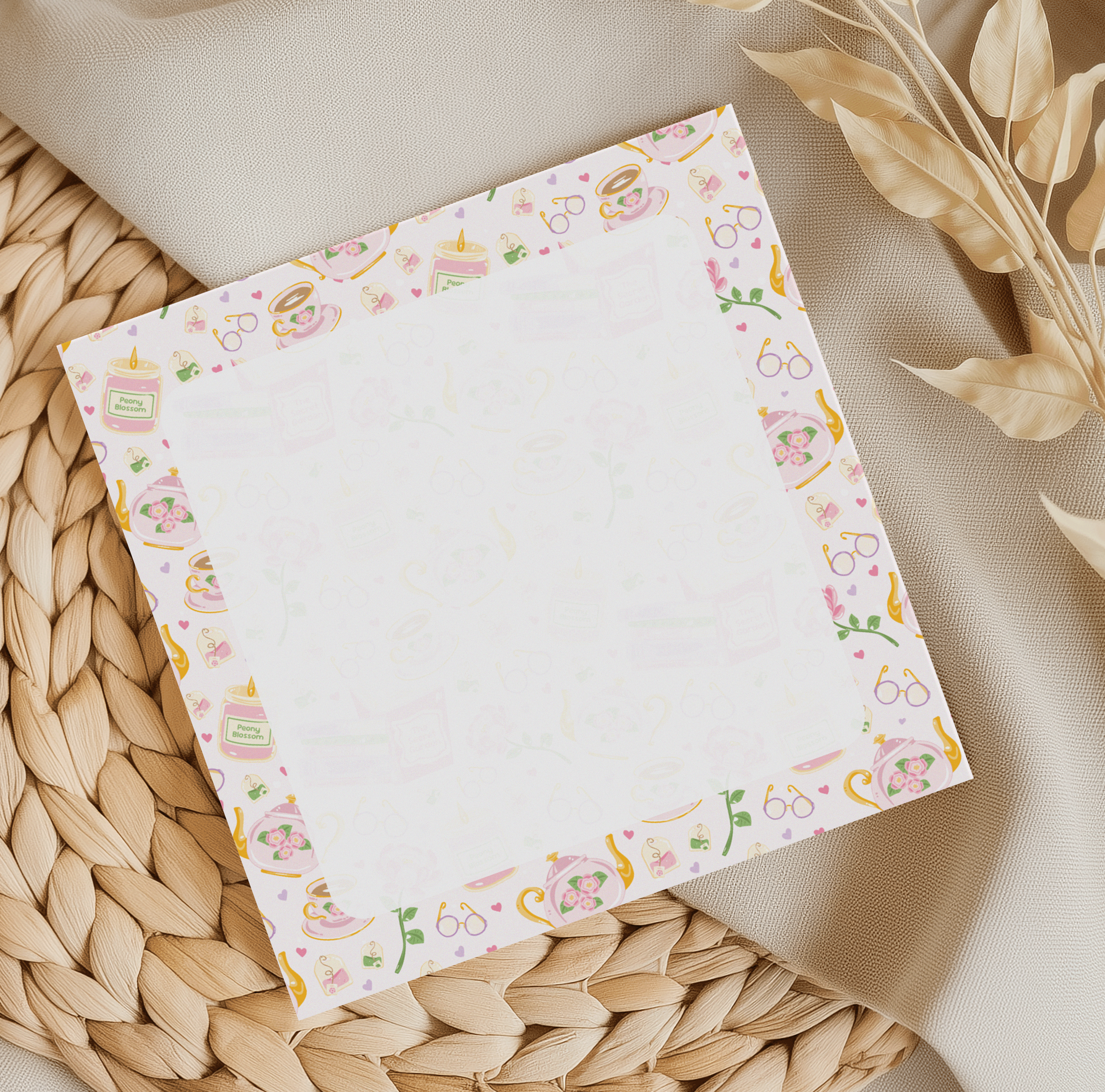 Secret Garden Square Memo Pad