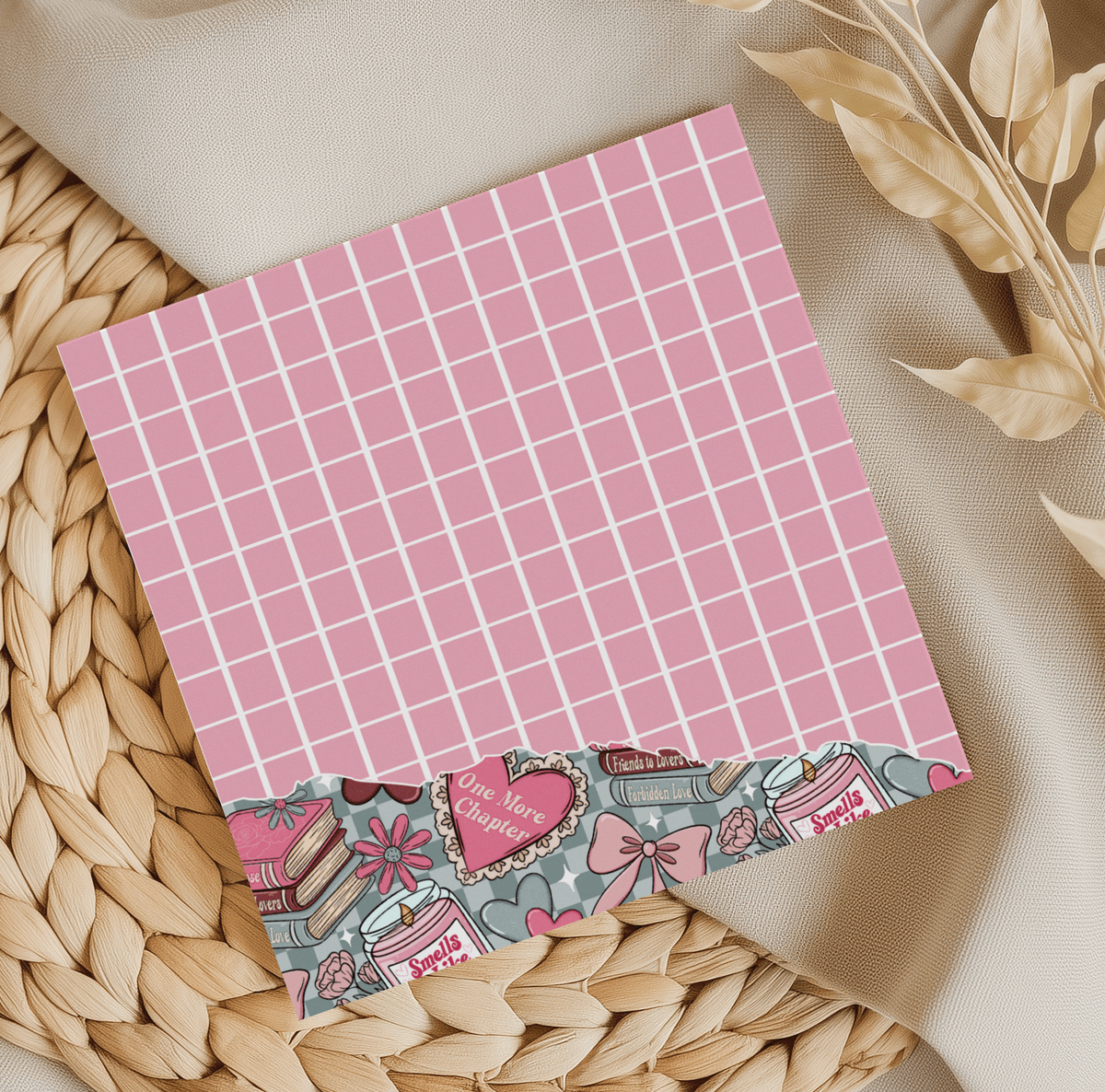 Smells like Romance Grid 2 Memo Pad