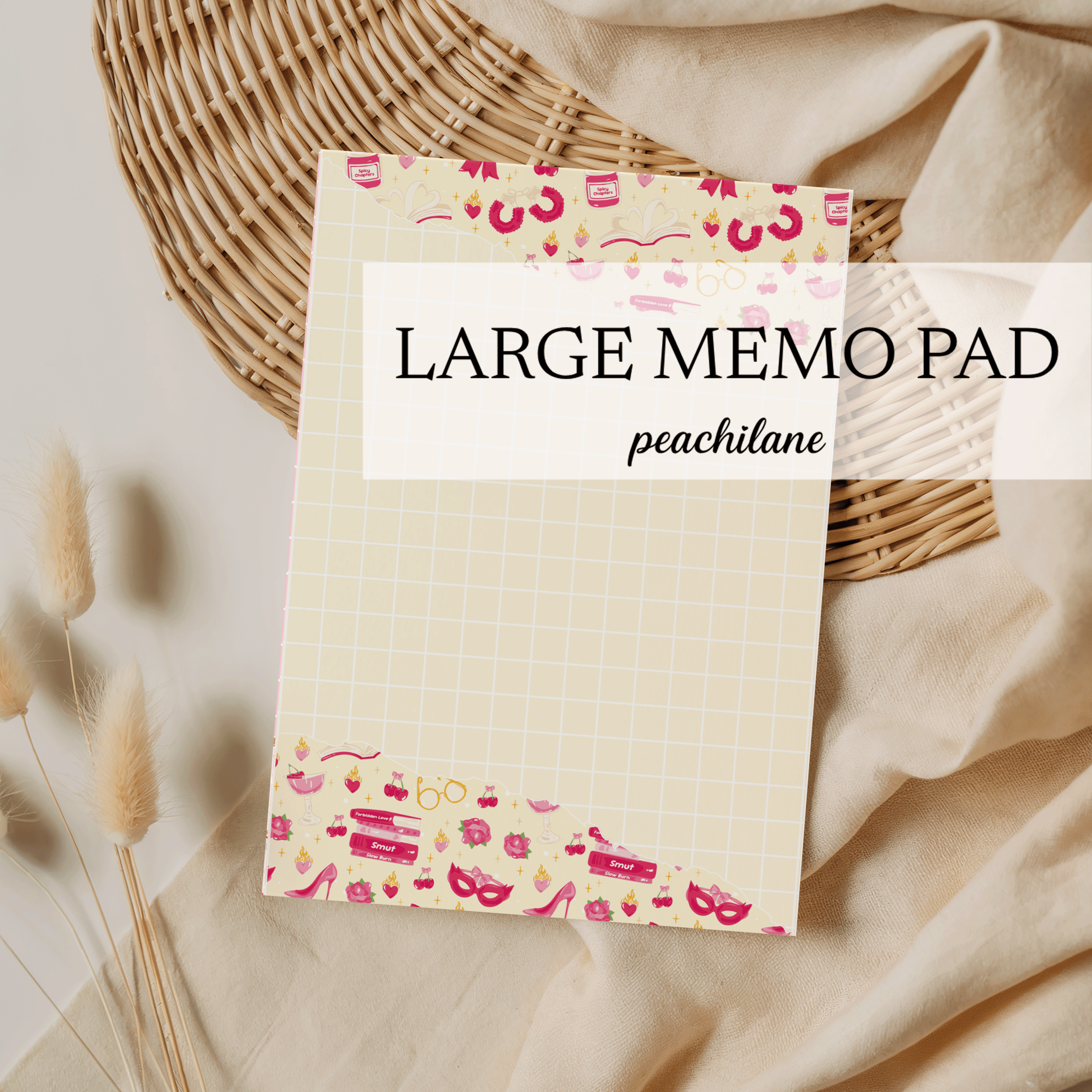 Smut Yellow Large Memo Pad