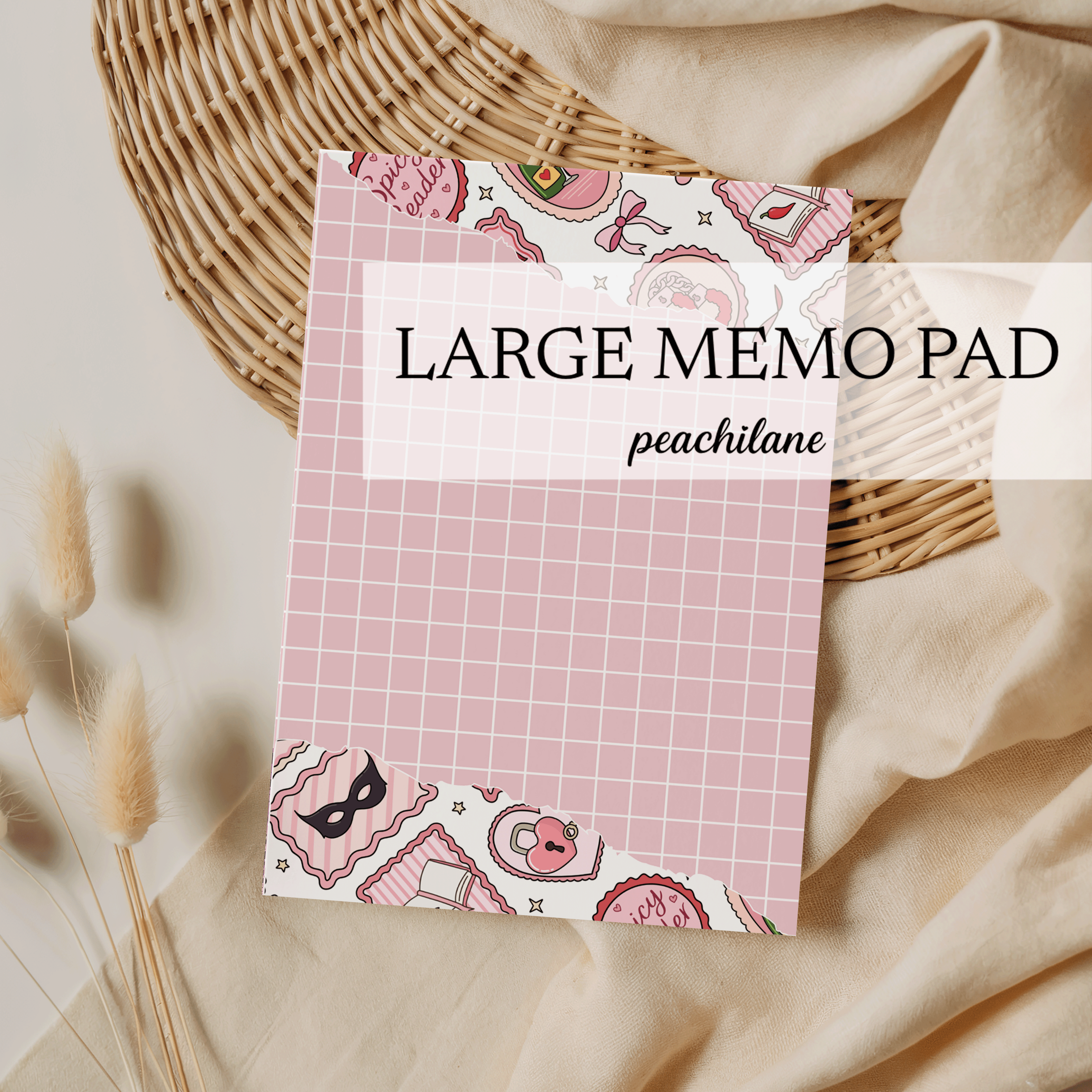 Spicey Reader Large Memo Pad