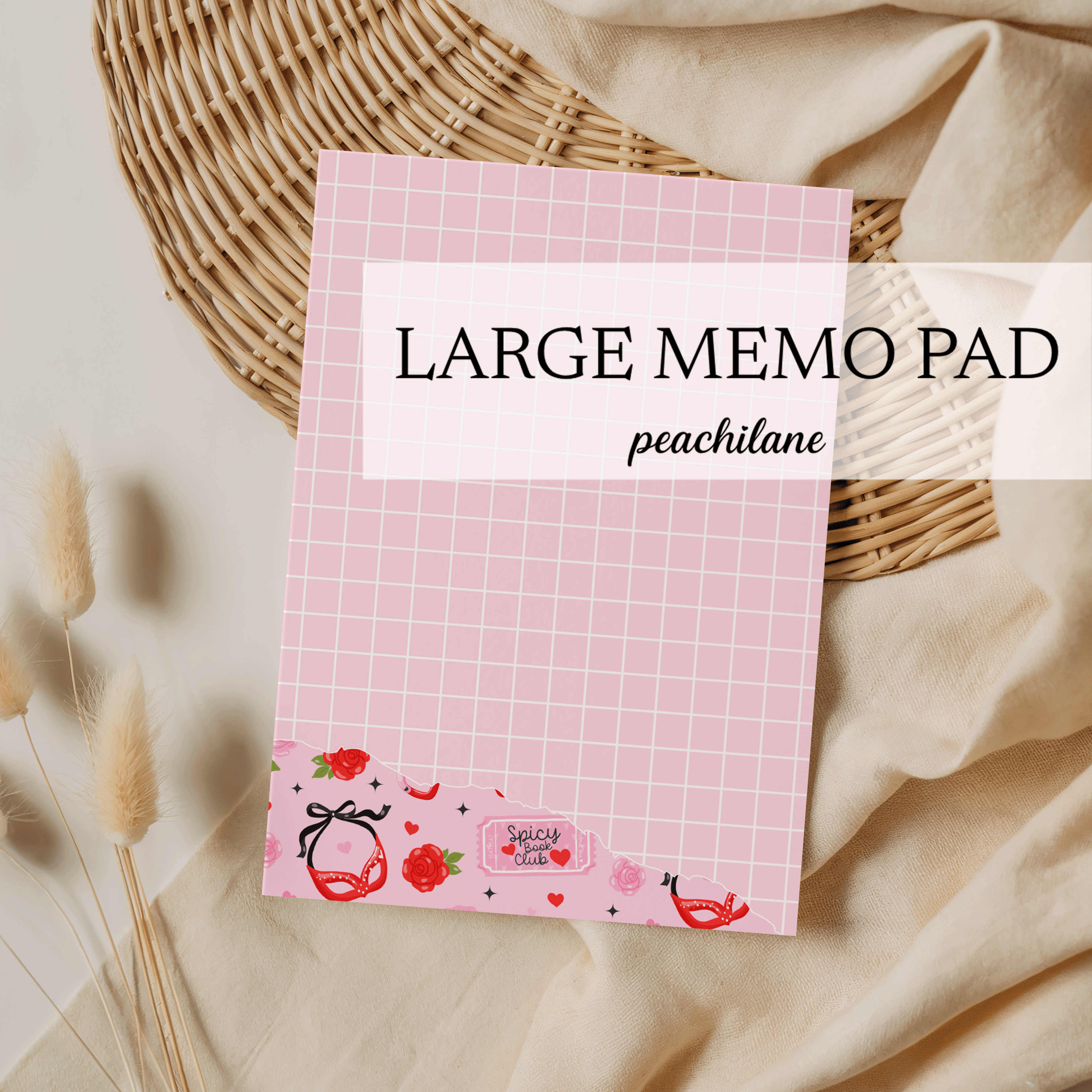 Spicy Bookclub Large Memo Pad