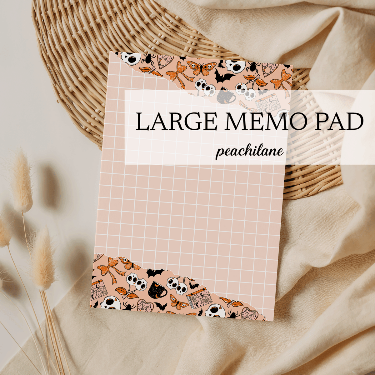 Spooky Large Memo Pad