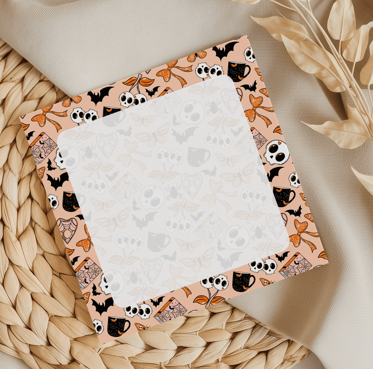 Spooky Square Memo Pad