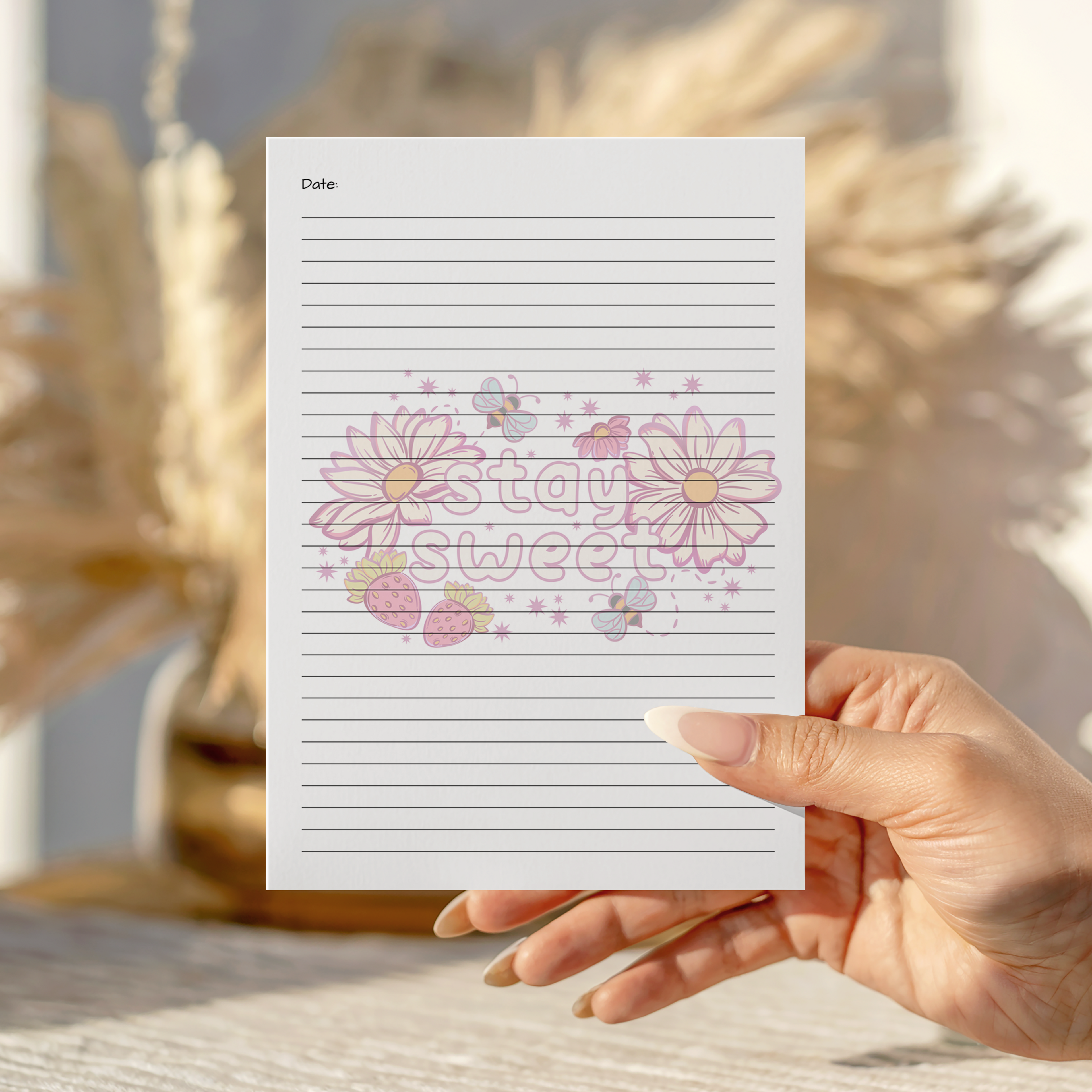 Stay Sweet Notepad A5